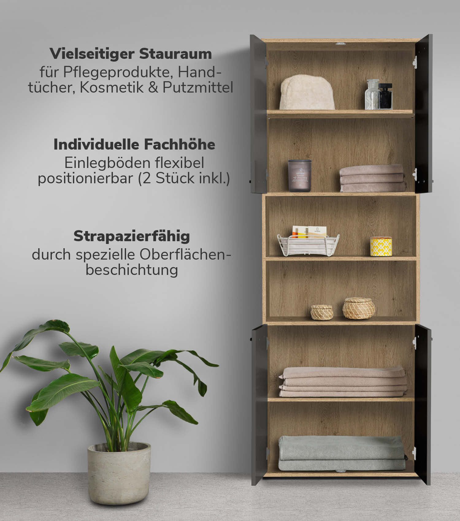 mokebo Hochschrank Der Kapitän (180x33x34 cm, günstig online kaufen