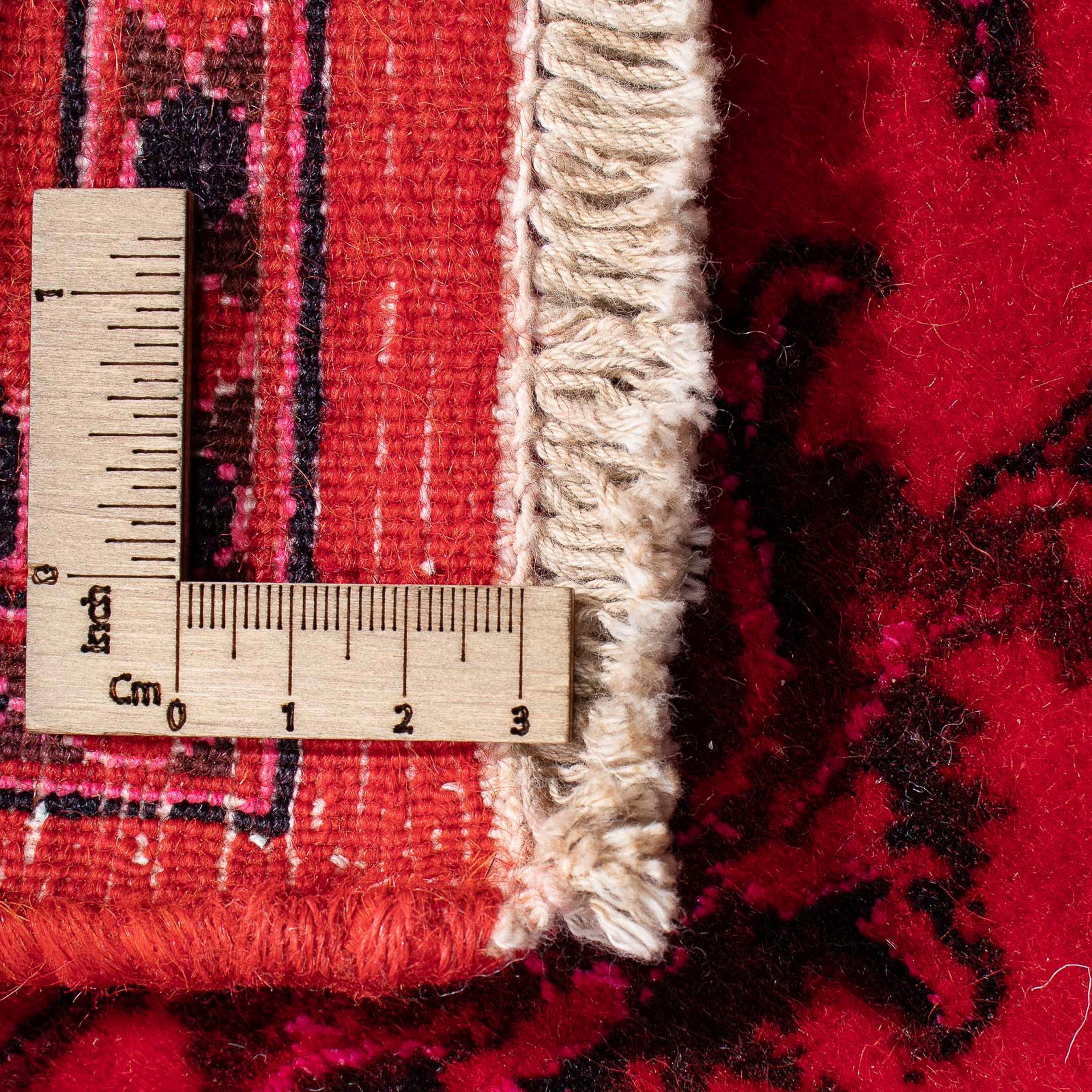 Orientteppich Perser - Nain Einzelstück mit x - cm mm, 197 rechteckig, dunkelrot, Handgeknüpft, - 10 Höhe: Zertifikat morgenland, 306 Wohnzimmer