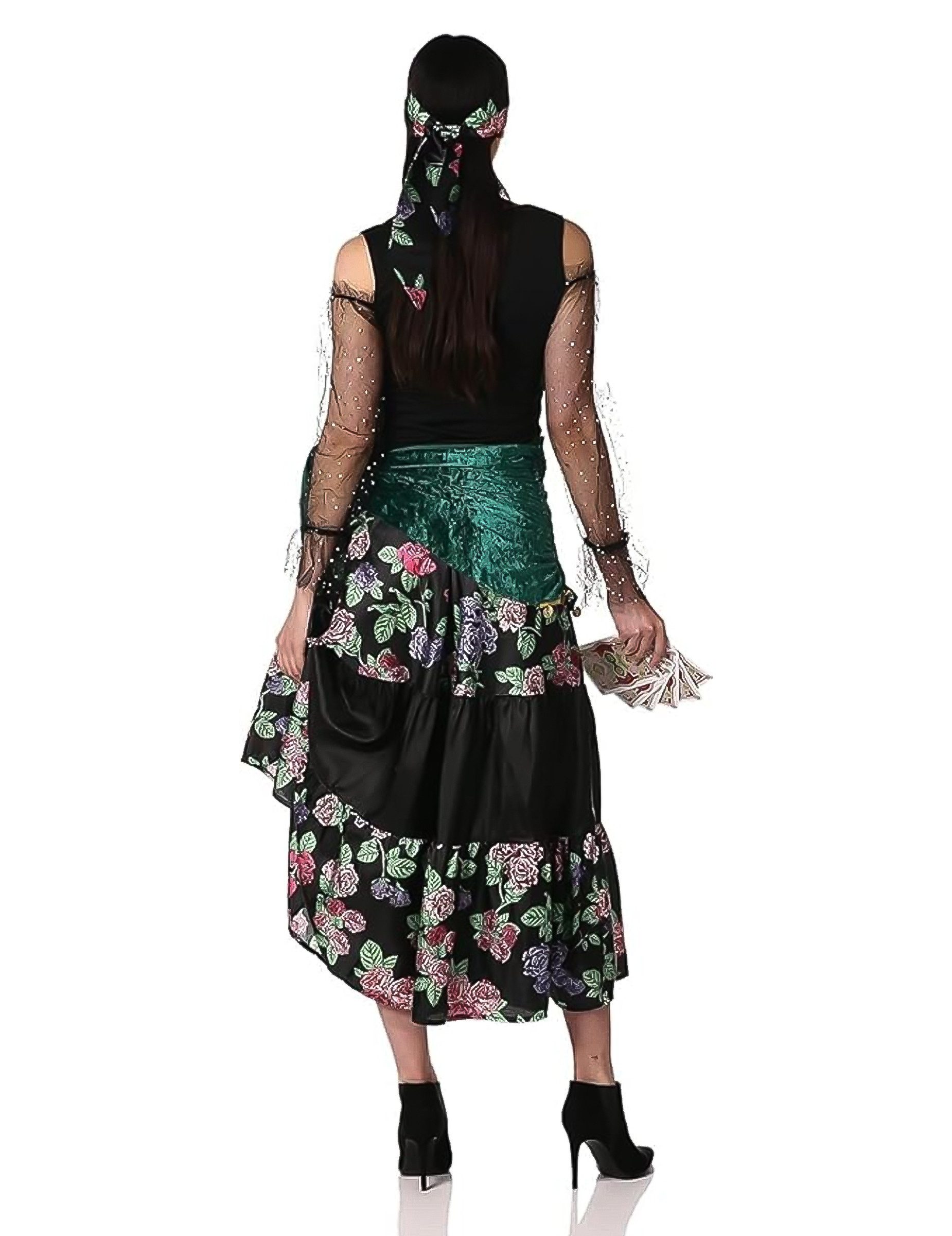 California Costumes Kostüm Hellseherin-Kostüm für Damen Halloween-Kostüm grün-lila