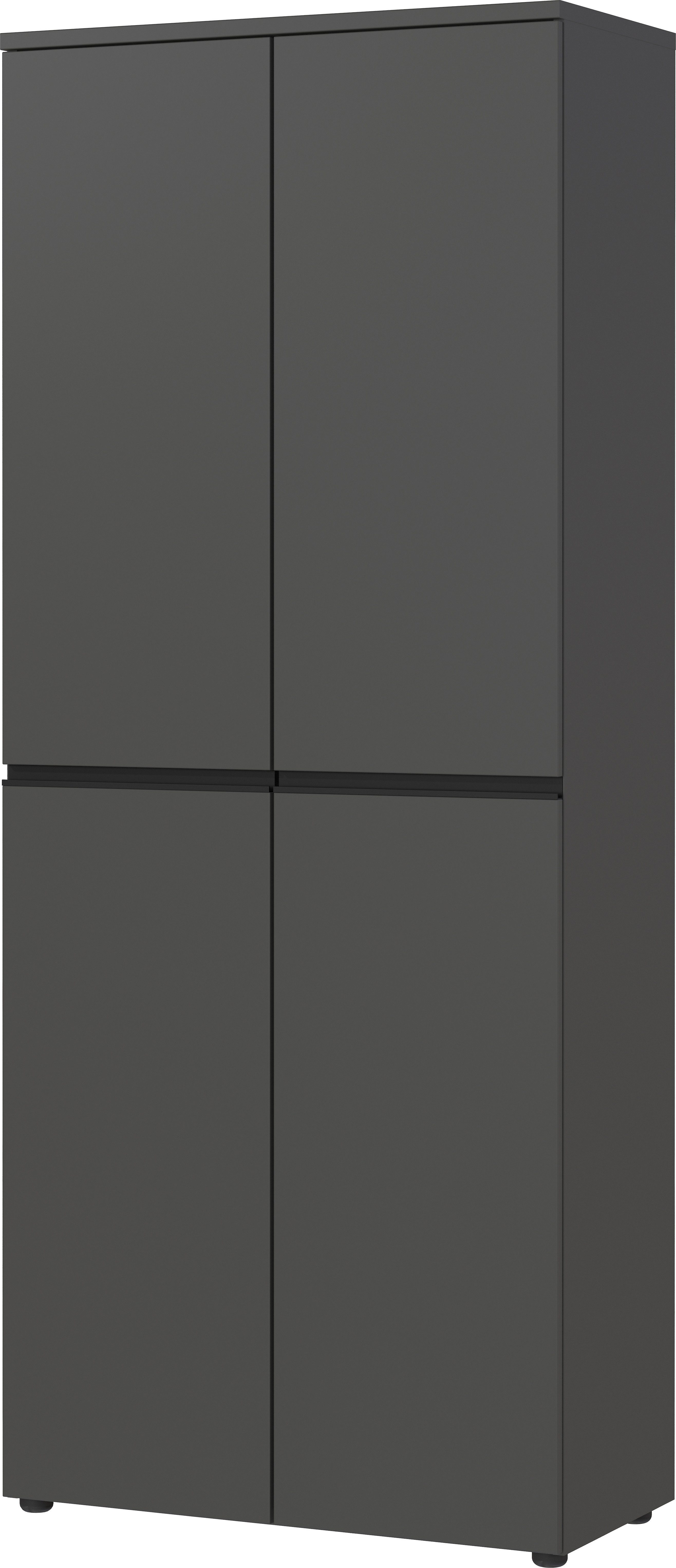 KADIMA DESIGN Aktenschrank Aktenschrank STUTTGART, 197 cm hoch, 5 Ordnerhöhen, Soft-Close, Büro (Mehrzweckschrank, Büromöbel modern, Ordnerschrank, Hochschrank) Styroporfrei, Made in Germany, Büroschrank Melaminbeschichtung