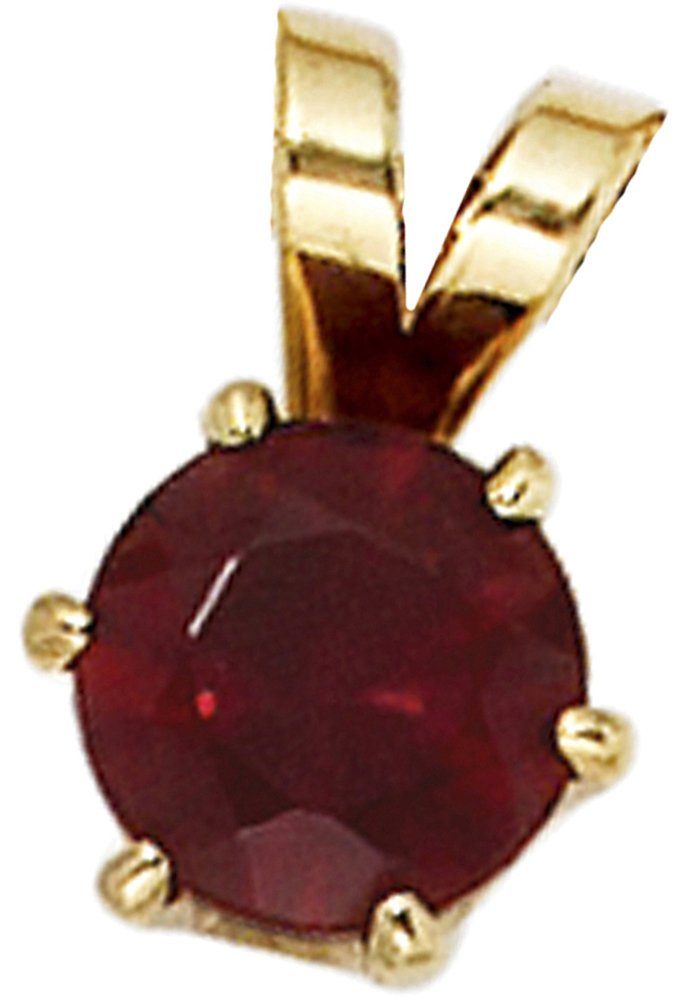JOBO Kettenanhänger Anhänger mit Granat, 585 Gold günstig online kaufen