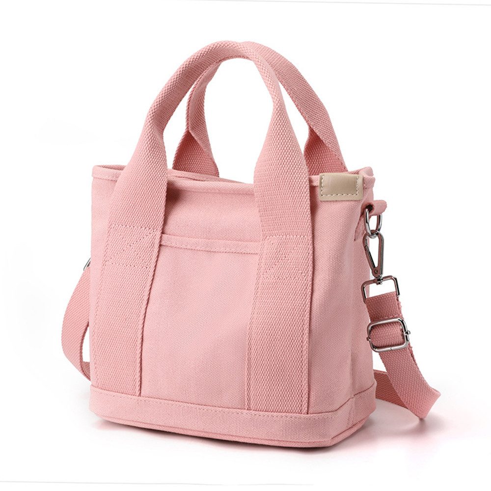 nsihing Handtasche Schultertasche Canvas, Umhängetasche Tote Bag mit Reißverschluss