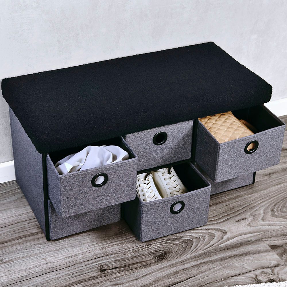 KESPER® Sitztruhe KESPER Sitzbank mit Aufbewahrungsboxen