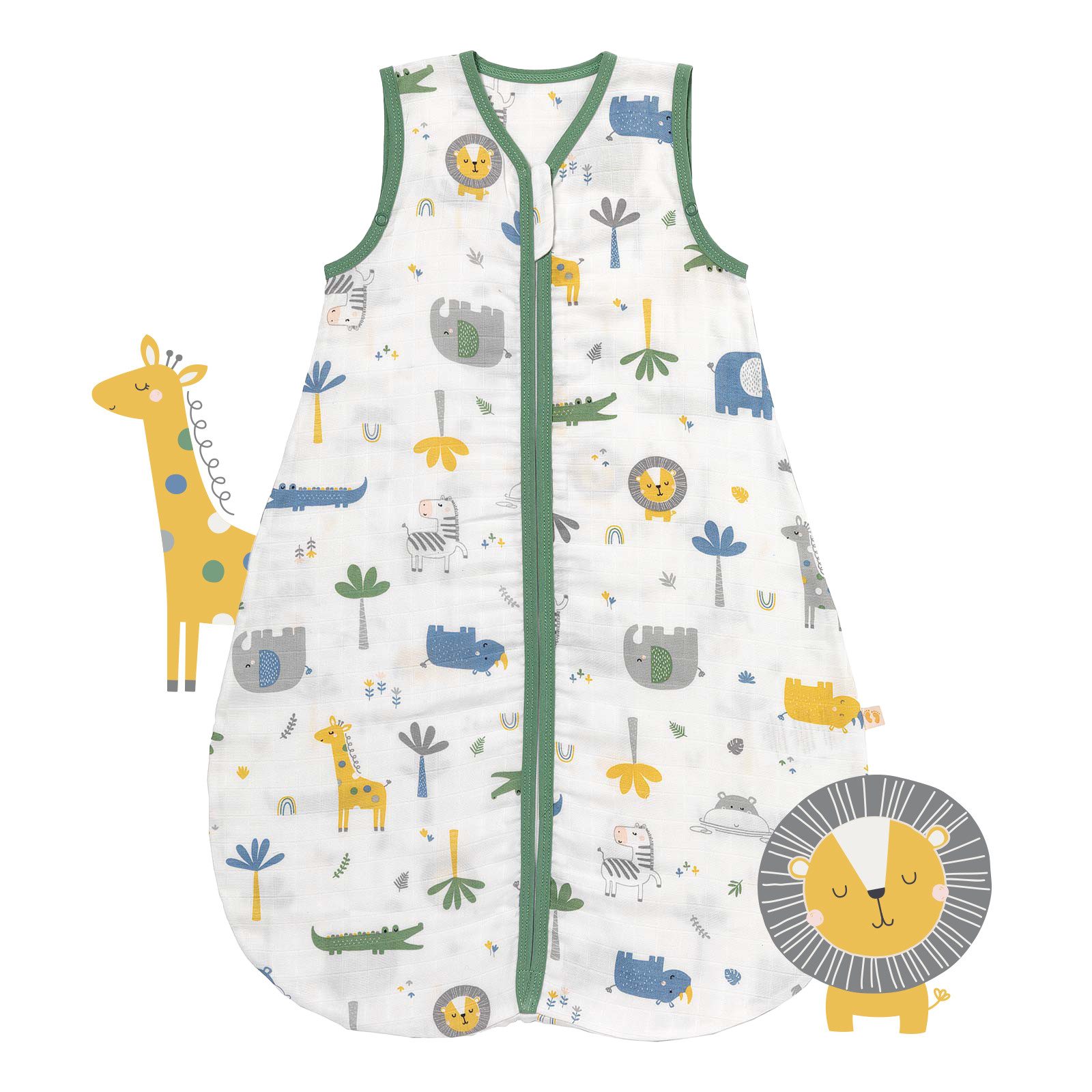 Schlummersack Kinderschlafsack Musselin Babyschlafsack, 0.5 Tog günstig online kaufen