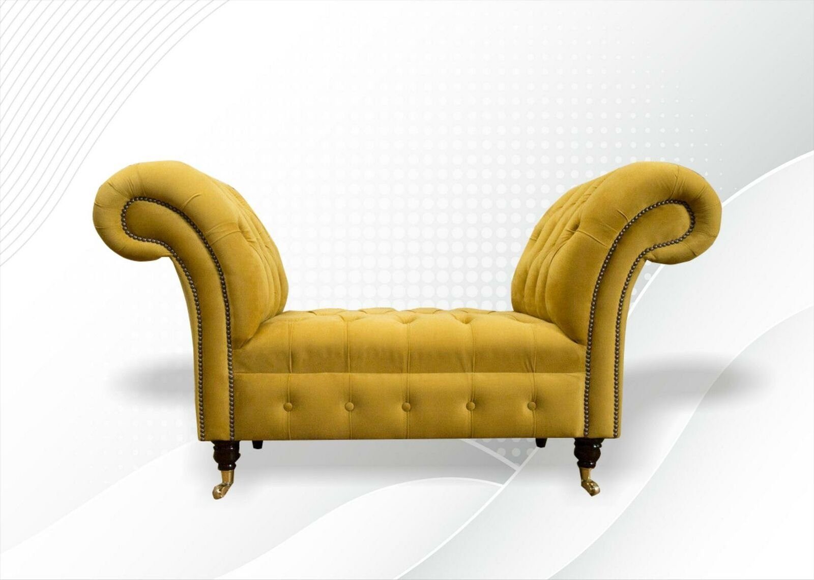 JVmoebel Sessel, 1.5 Lounge Stoff Sessel Design Neu Chesterfield Club Sitzer Sofas