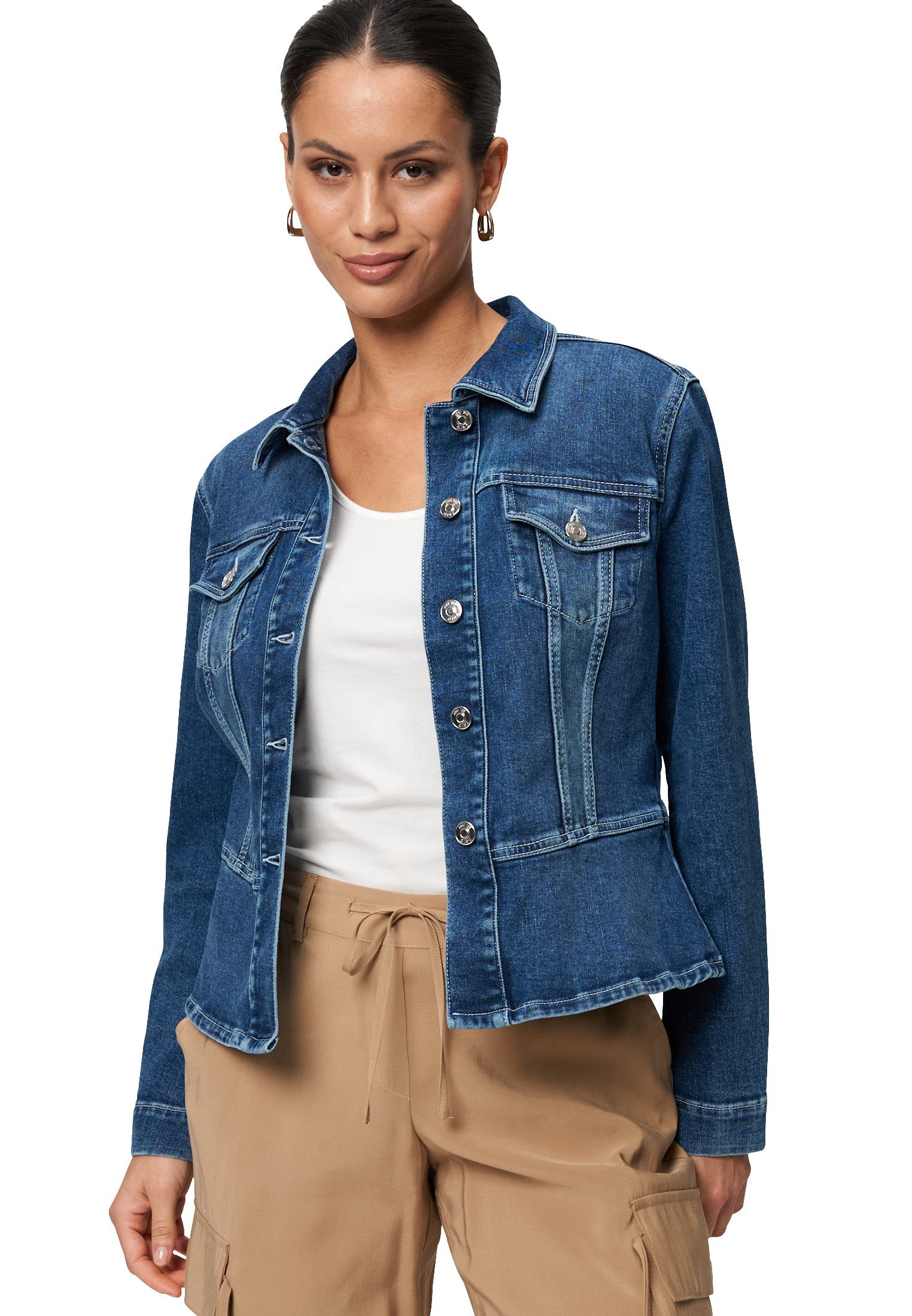 Zero Jackenblazer zero Jeansjacke mit Klappentaschen günstig online kaufen