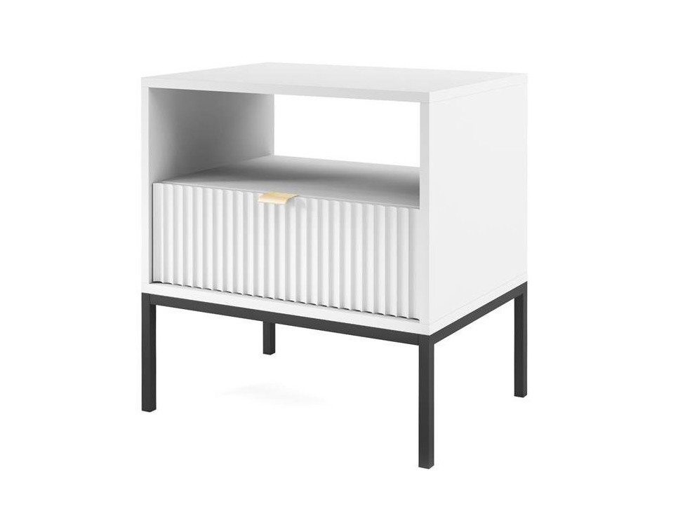 Beautysofa Nachttisch Novia (mit Schublade, Nachtschrank günstig online kaufen