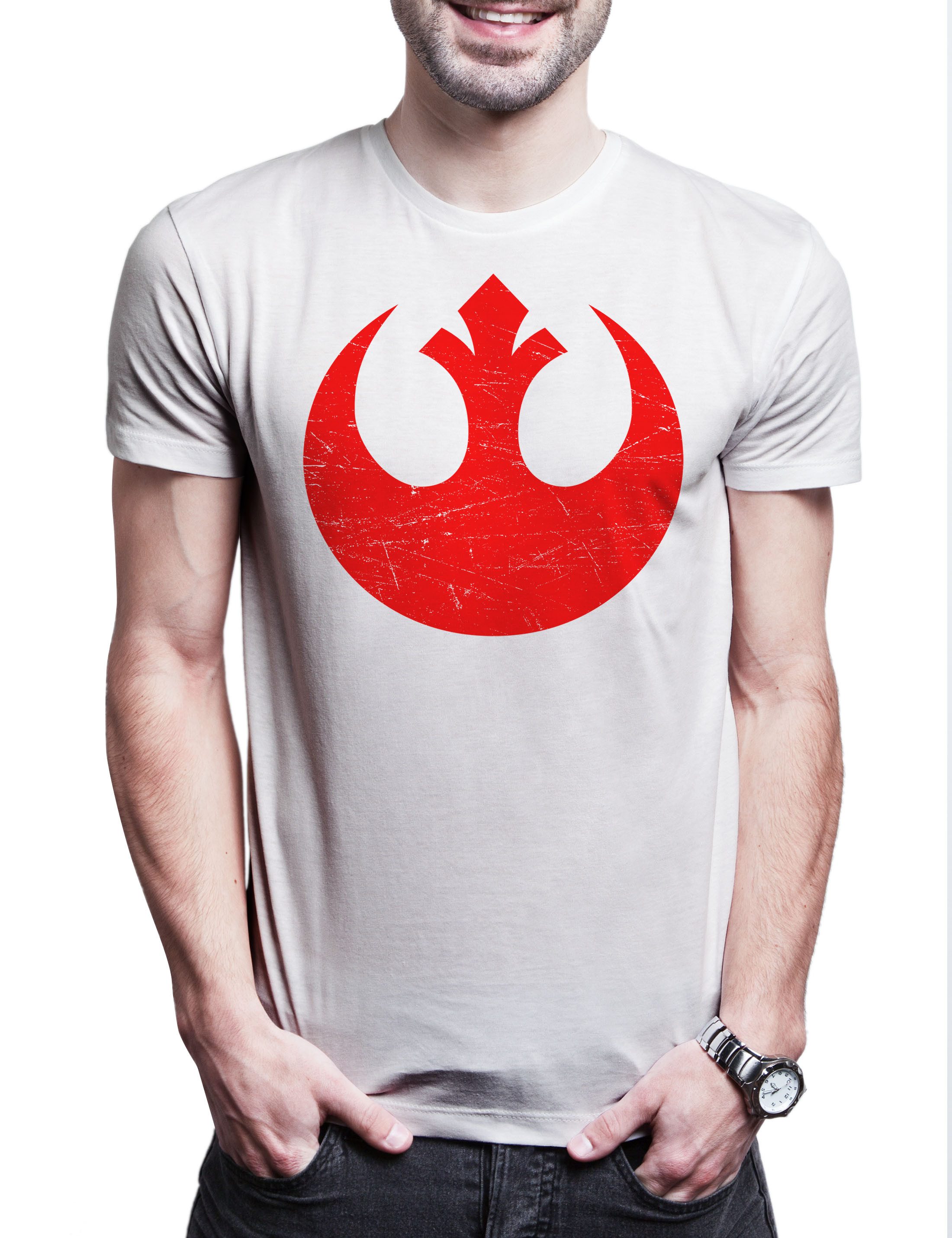 Print-Shirt Alliance Logo Herren T-Shirt Wars Rebel Krieg Rebellion Star Sterne