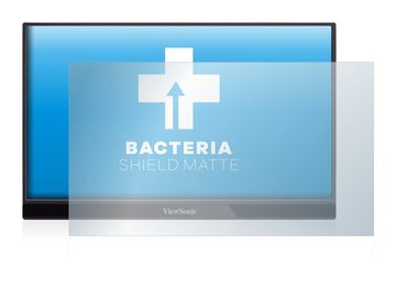 upscreen Schutzfolie für ViewSonic VG1655, Displayschutzfolie, Folie Premium matt entspiegelt antibakteriell