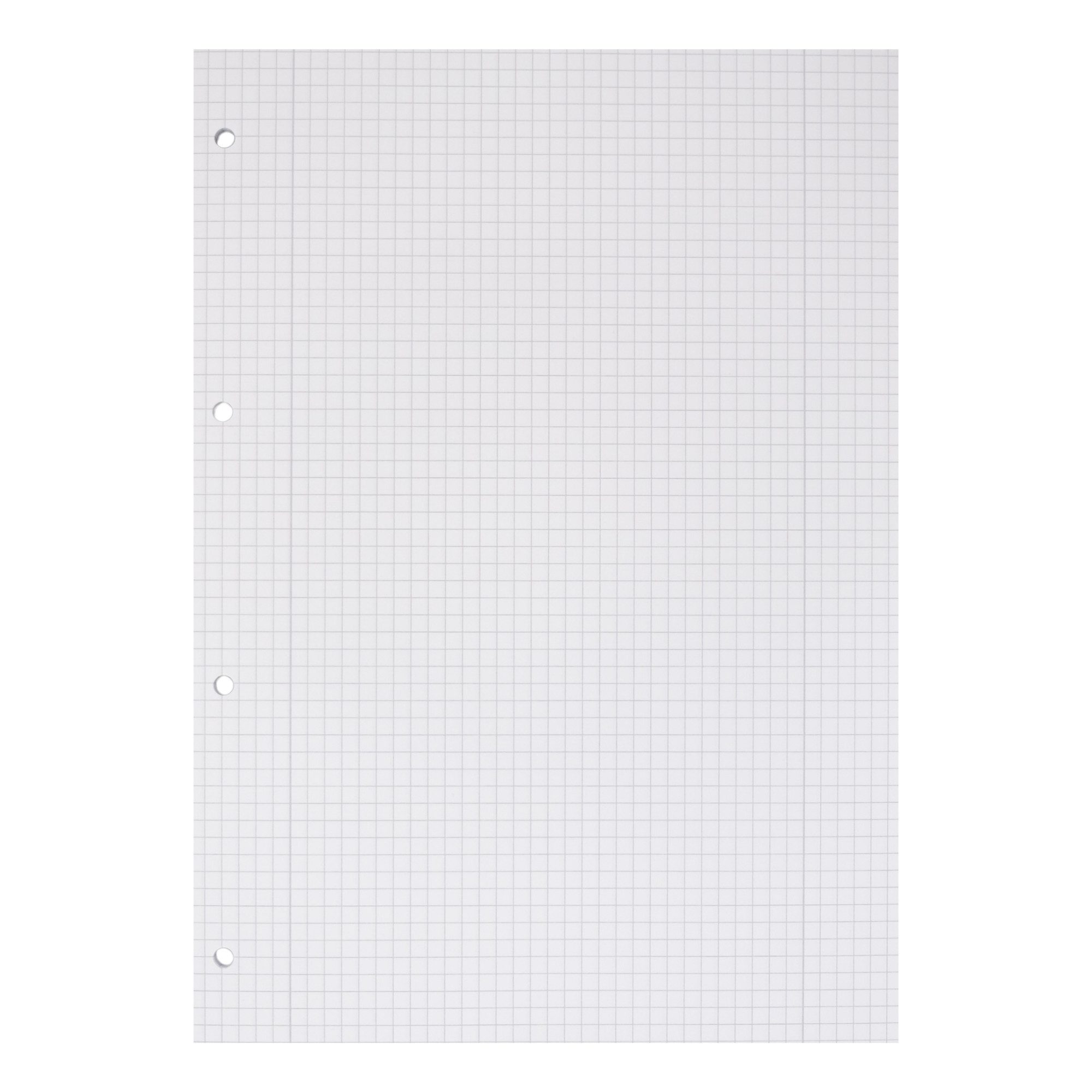 NOVOOO Notizblock 10 x Schreibblock A4 KARIERT Notizblock College Block 70g/qm, 50 Blatt, Made in Germany, PREMIUM