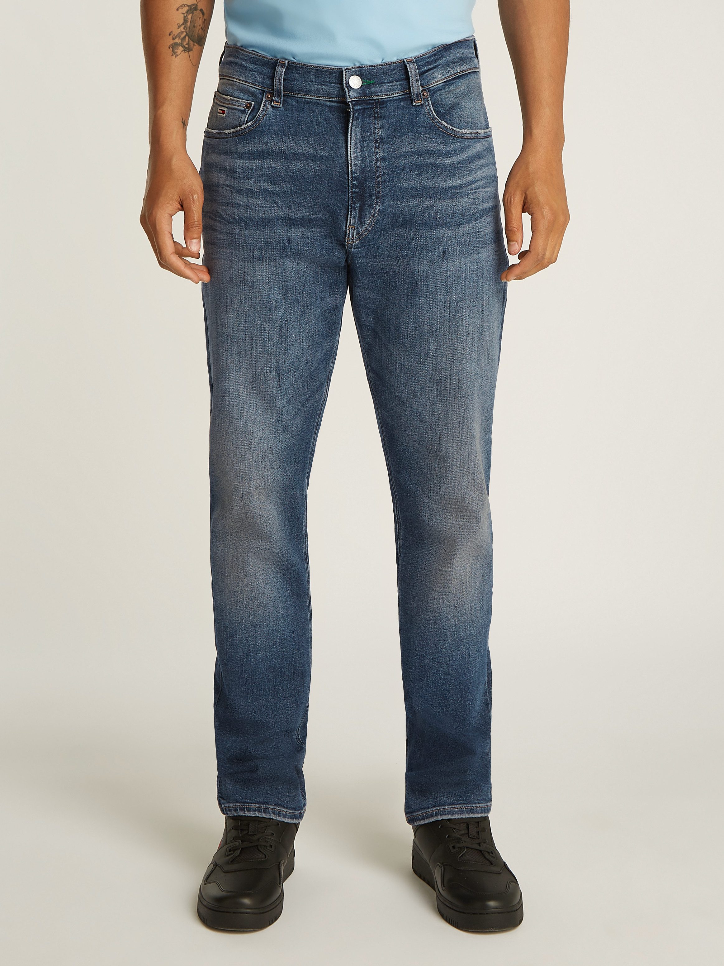 Tommy Jeans Slim-fit-Jeans "RYAN SLIM STRAIGHT", mit Logoprägung günstig online kaufen