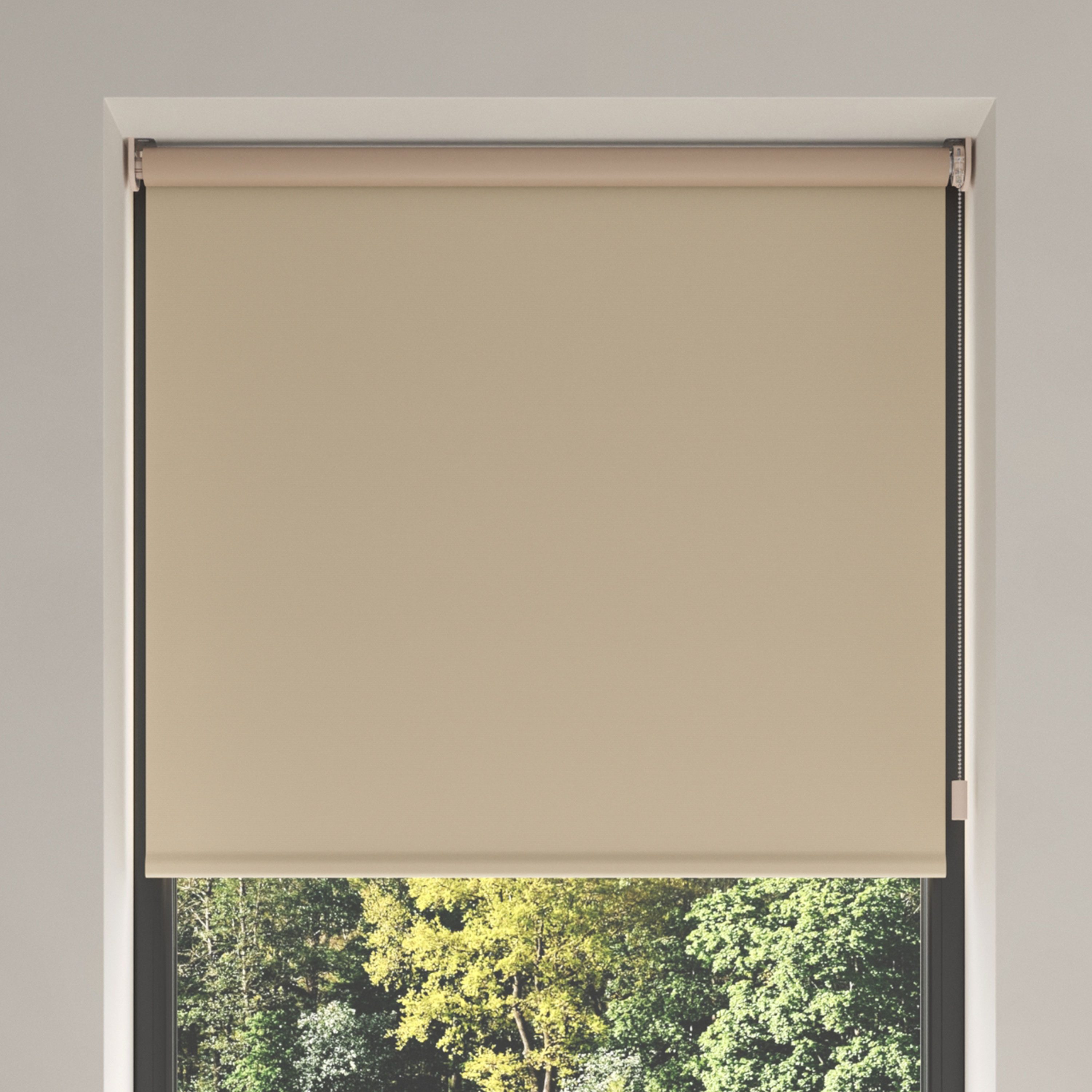 Elektro-Rollo Smartes elektrisches Innen-Rollo - Eve Motionblinds (Matter), EVE, verdunkelnd, Wandmontage, Wandmontage, App-/Sprachsteuerung, Zeitpläne, verdunkelnd, aufladbarerer Akku