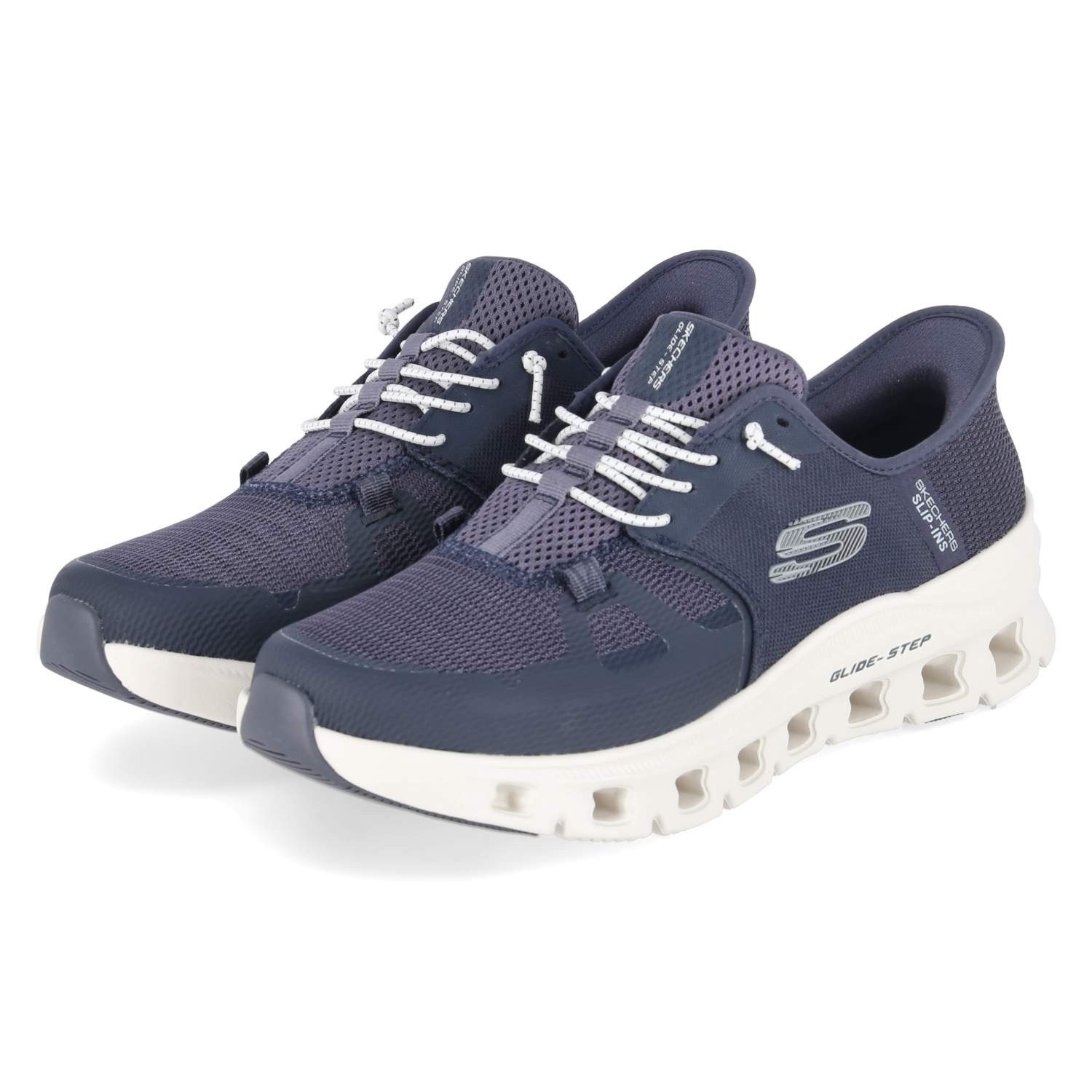 Skechers Skechers 232930 NVY Herren Textil & Synthetik blau Schnürschuh günstig online kaufen