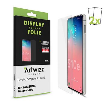 Artwizz Schutzfolie ScratchStopper Curved for Samsung Galaxy S10e (2er Pack), Galaxy S10e