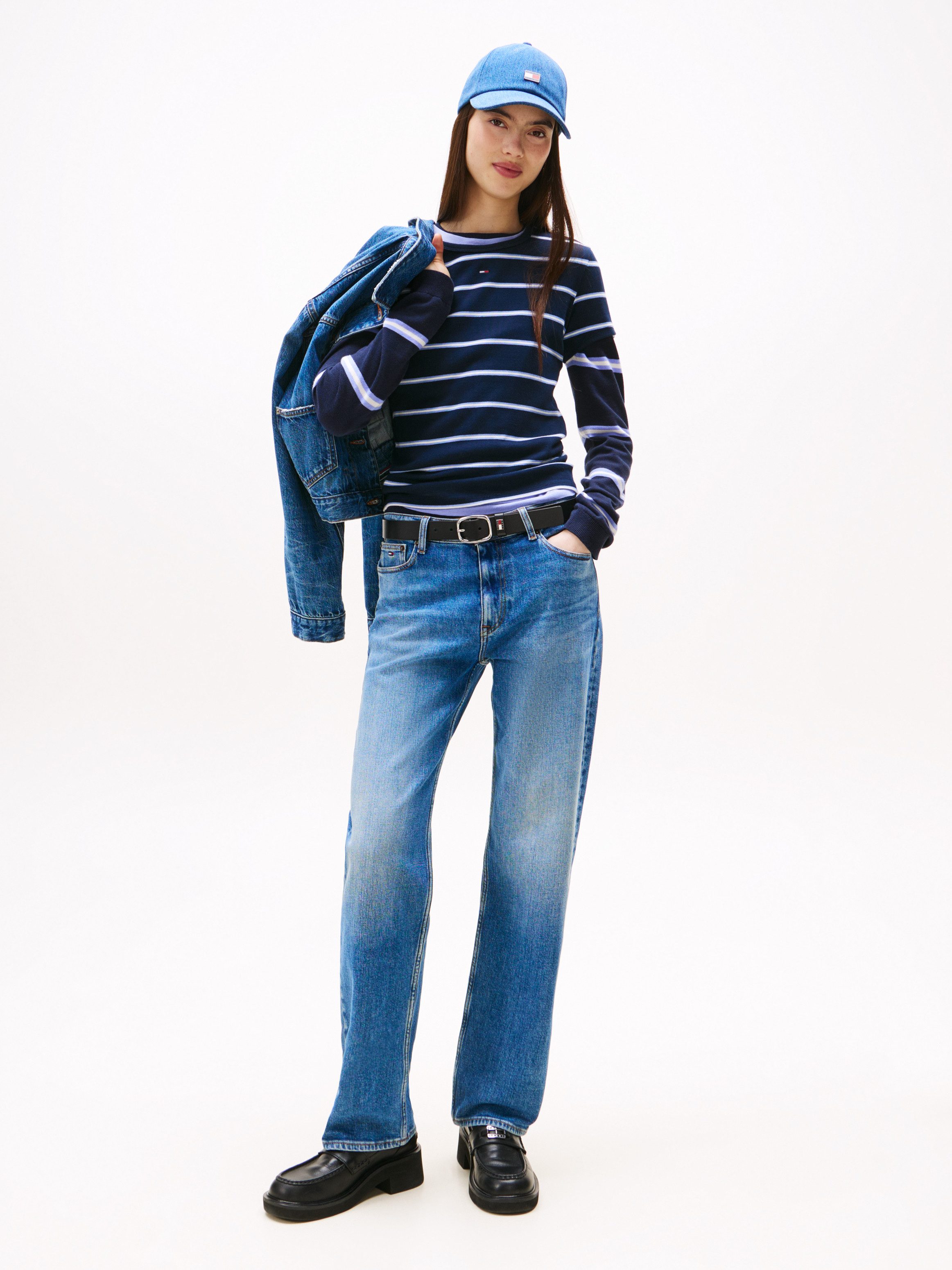 Tommy Jeans Slim-fit-Jeans KIRA MR SLIM STR BI0134