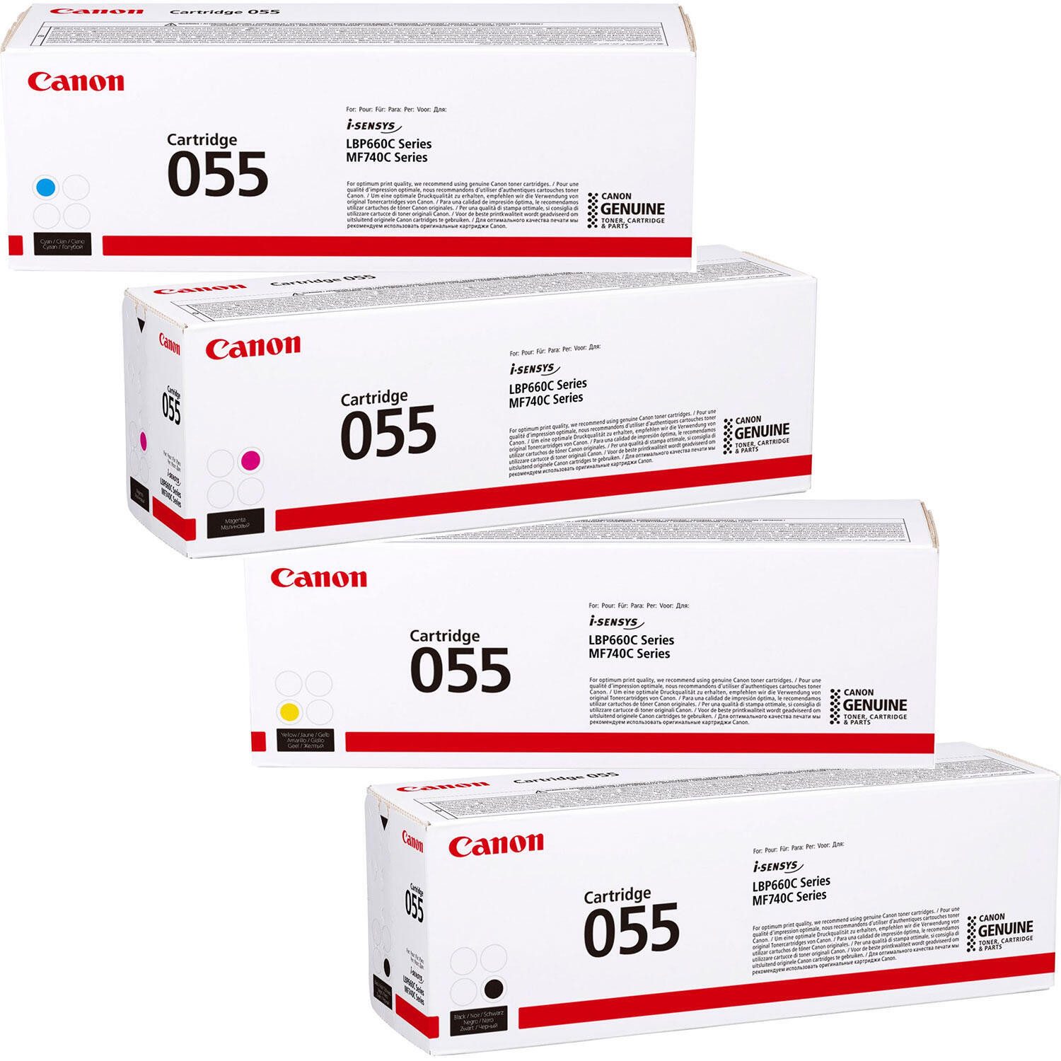 Canon Tonerkartusche Canon 055 Toner 4er Multipack