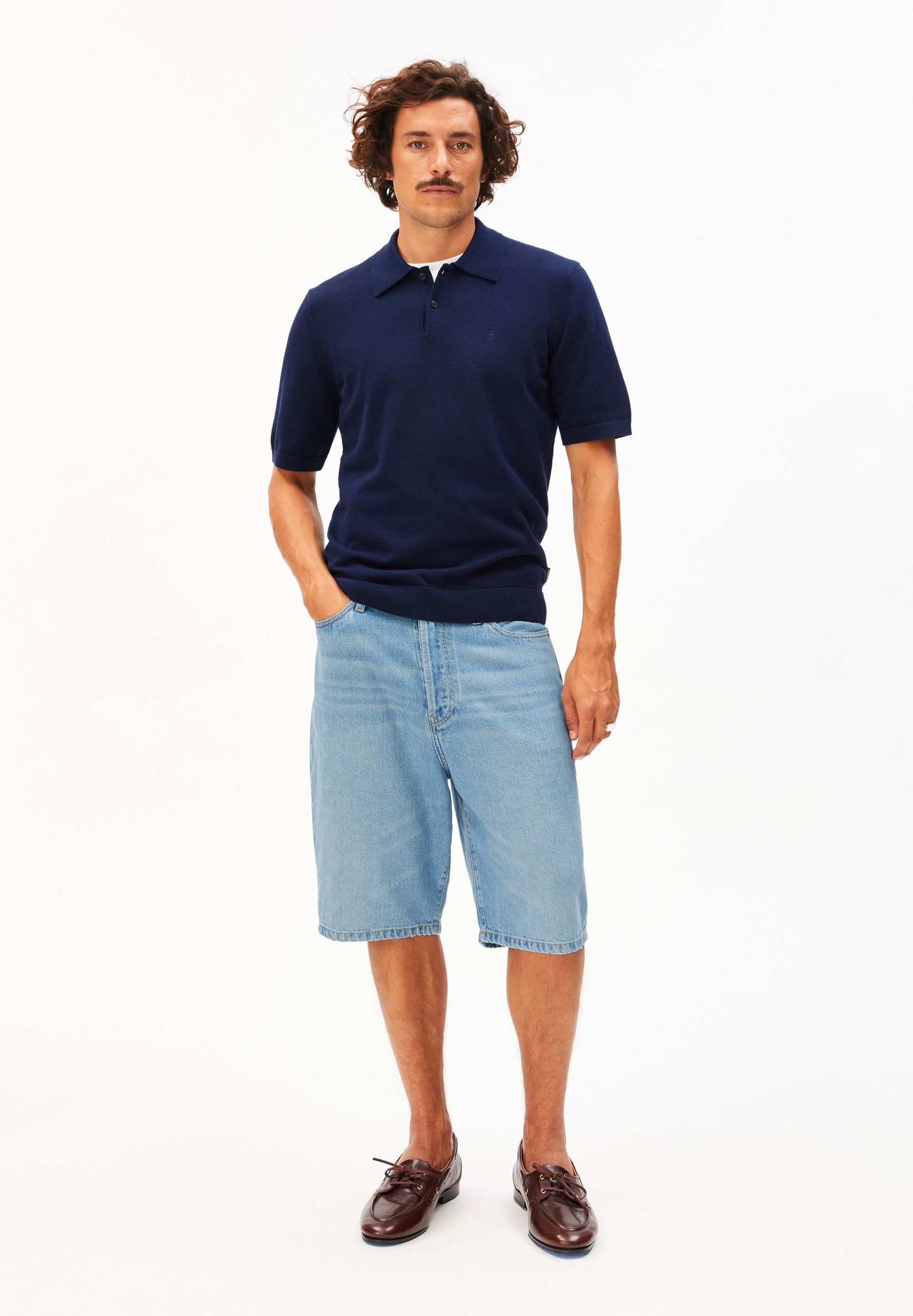 Armedangels Shorts BAGGY HEMP Jeans-Shorts aus 100% TENCEL™ Lyocell (Baggy Fit)