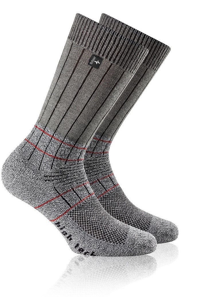 Wandersocken Fibre High Tech (Coolmax-Fasern/Merinowolle) stonegrau - 1 Paar