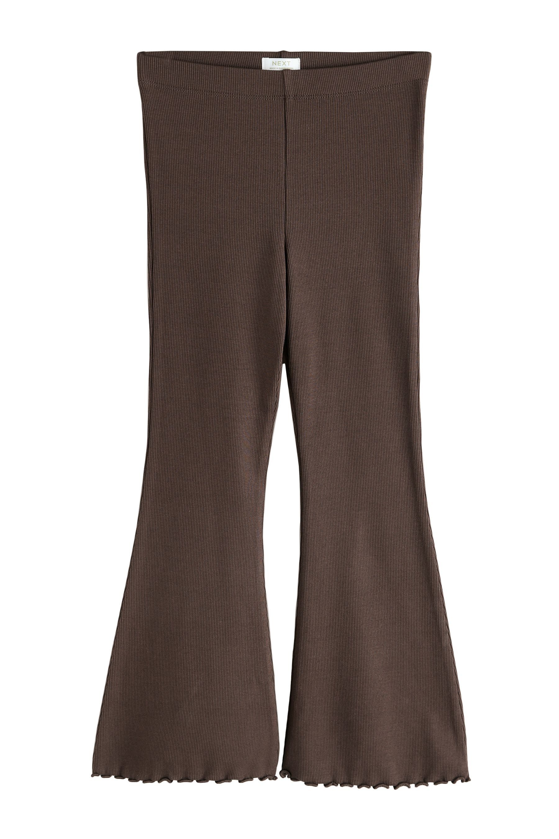 Next Leggings Gerippte Leggings mit ausgestelltem Bein, 4er-Pack (4-tlg) – Bild 2 von 5