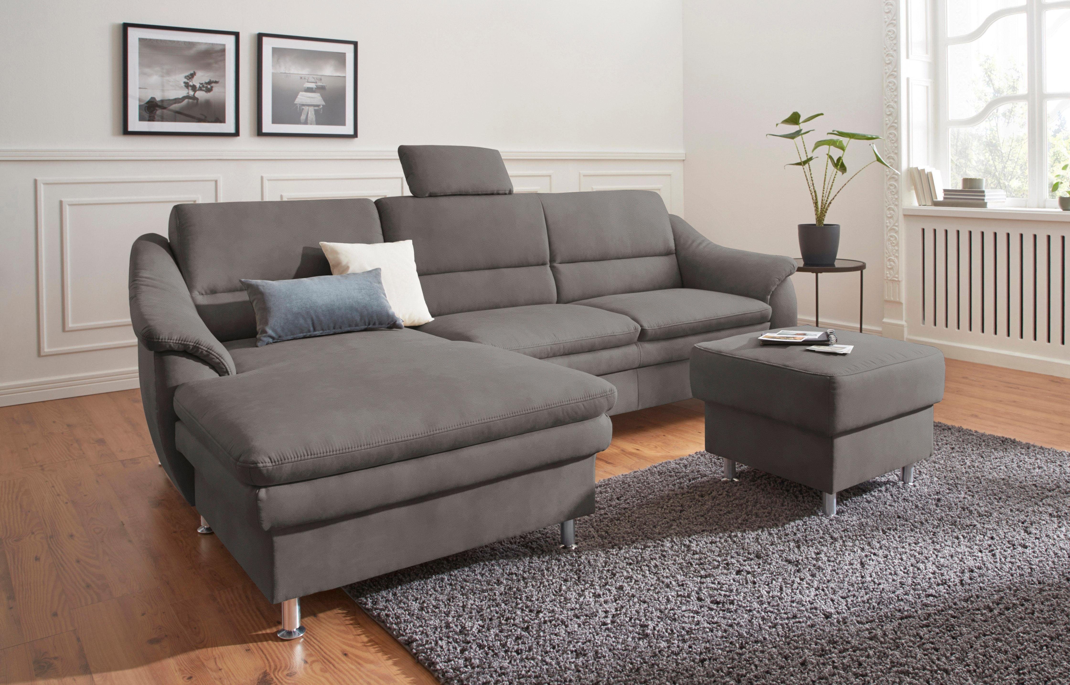 sit&more Ecksofa Cardoso L-Form, mit Federkern, günstig online kaufen