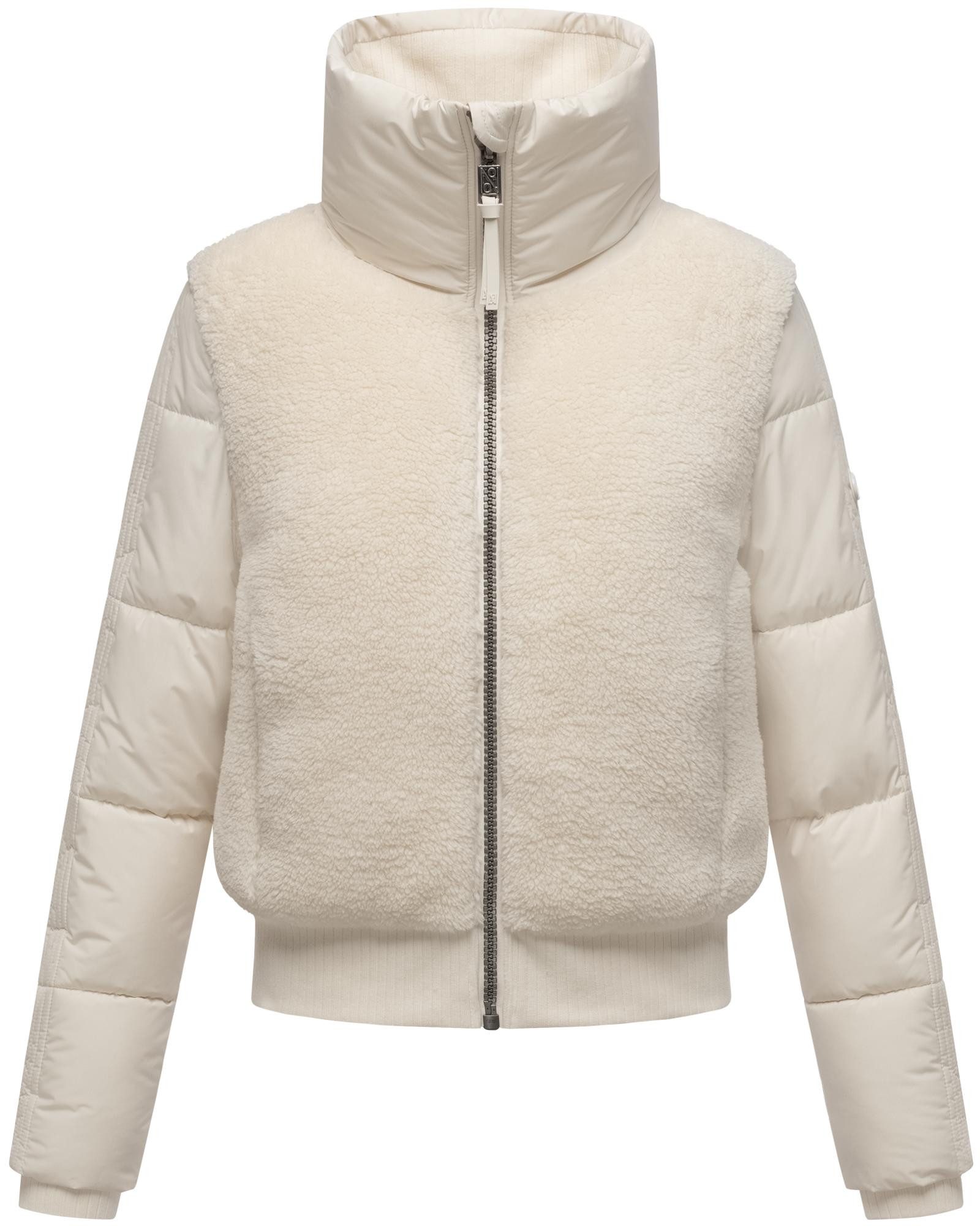 Navahoo Plüschjacke Teddyzone 14 Teddy-Fleece Jacke mit hohem Kragen