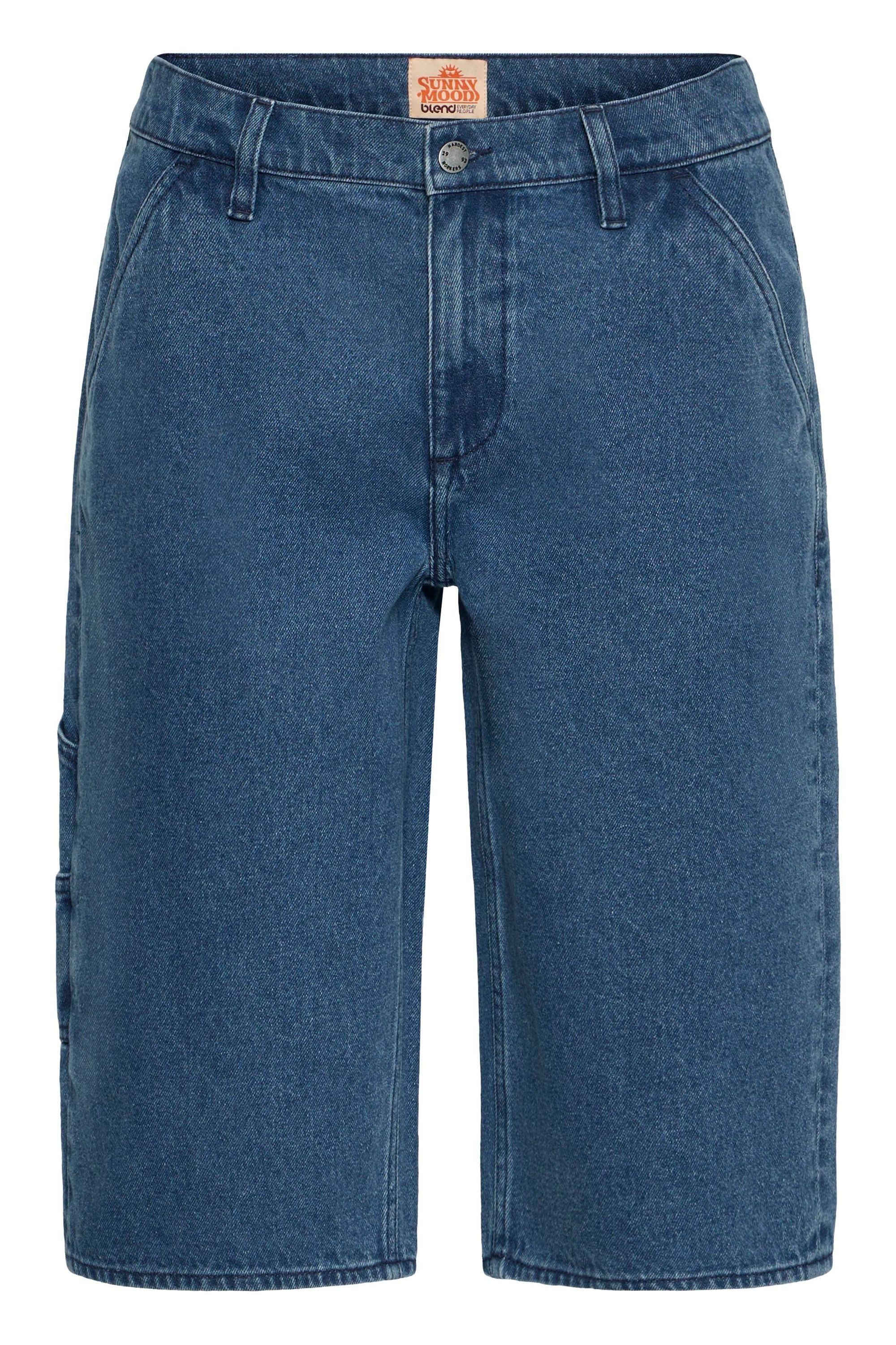 Blend Bermudas BHIgs Loose Fit Carpenter Knielange Carpenter Jeans-Shorts mit Taschen