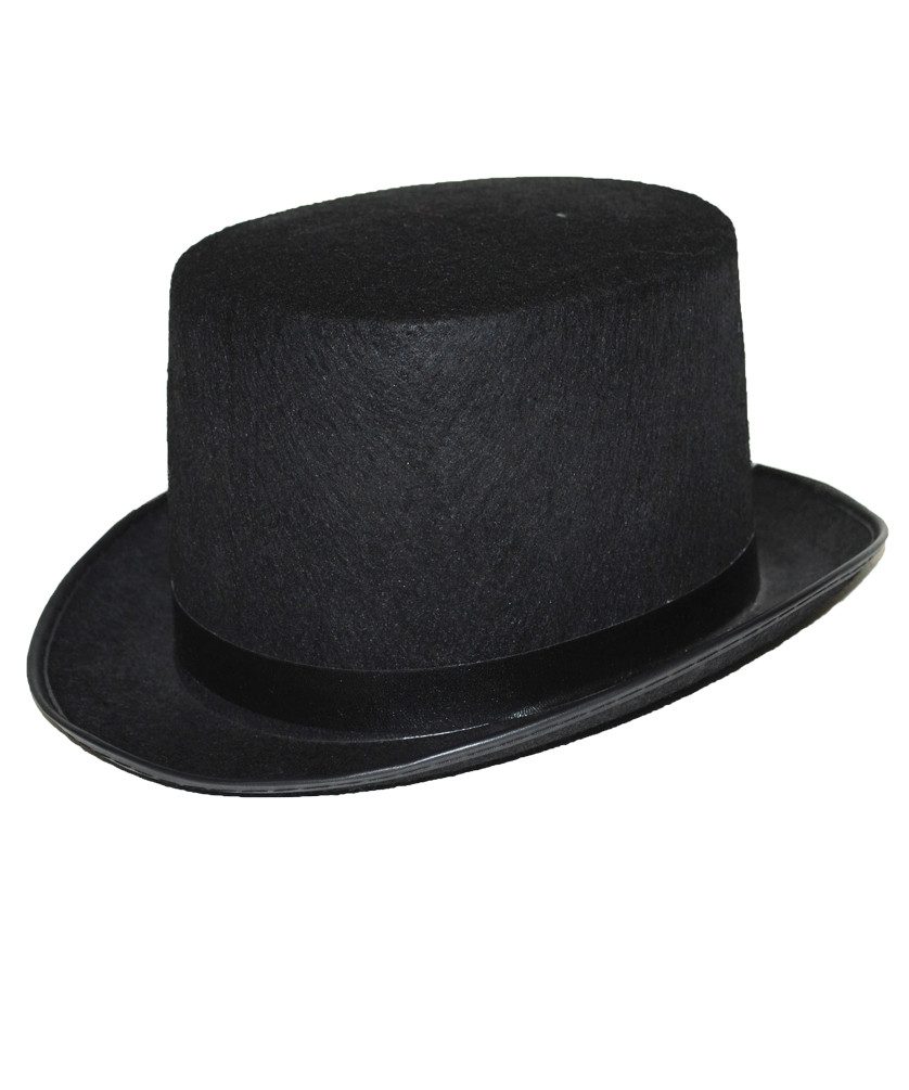 Karneval-Klamotten Kostüm Zylinder Hut schwarz Herren mit Fliege schwarz, Z günstig online kaufen