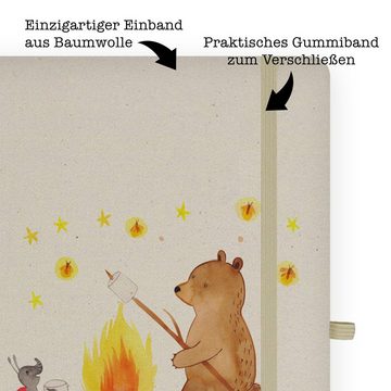 Mr. & Mrs. Panda Notizbuch Bär & Marienkäfer Lagerfeuer - Transparent - Geschenk, Tagebuch, Noti Mr. & Mrs. Panda, Hardcover