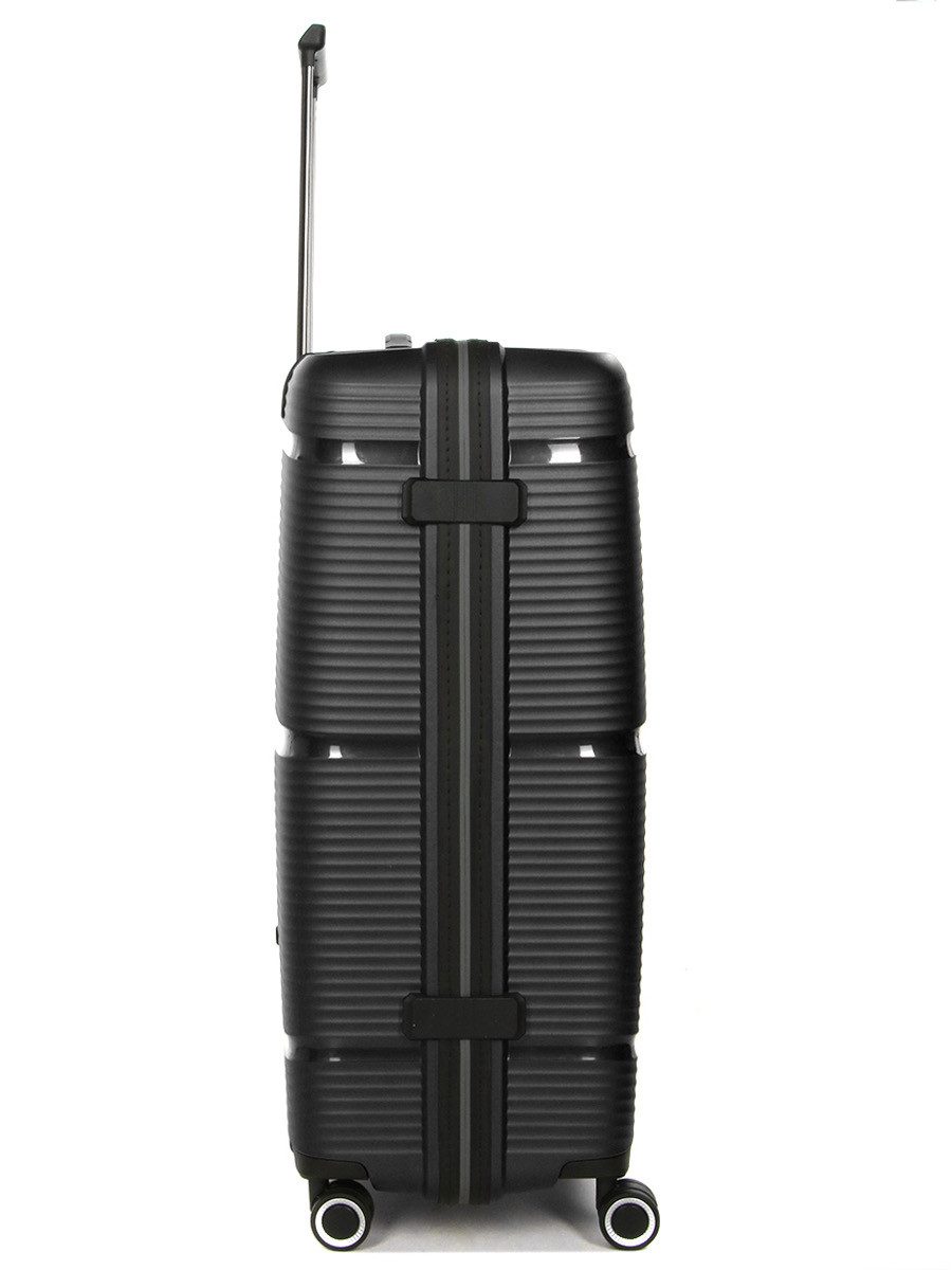 Super Solu Hartschalen-Trolley 28 Zoll / 76cm Hartschalenkoffer aus PP-Kunststoff, Reisekoffer, 4 Rollen