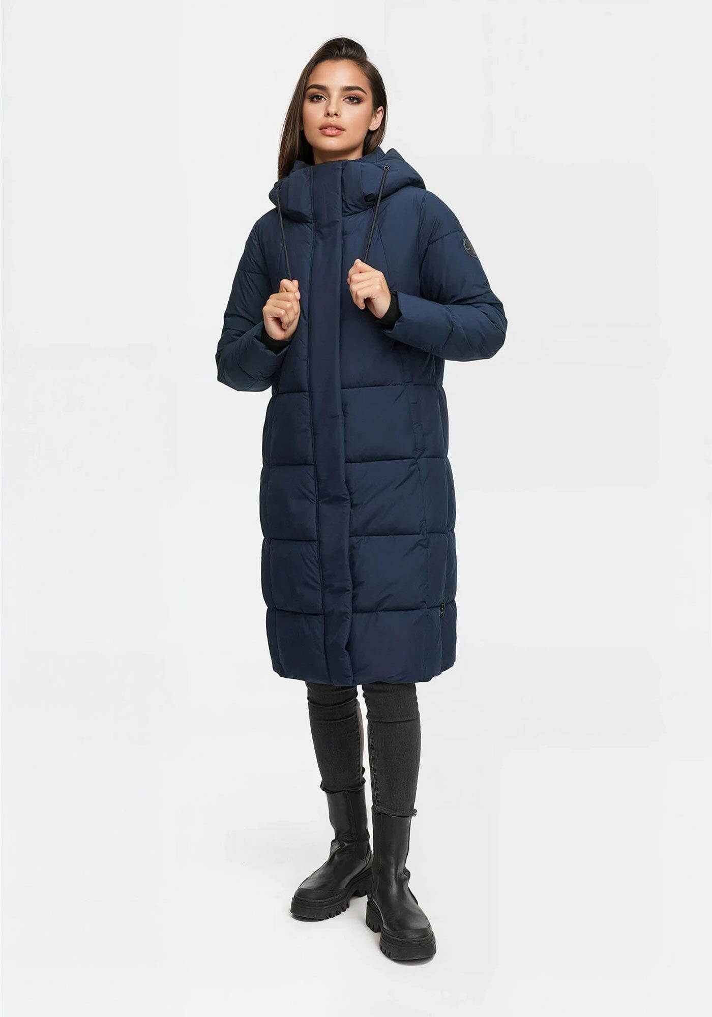 Marikoo Winterjacke Tabiaa Bewegungsschlitz am unteren Saum