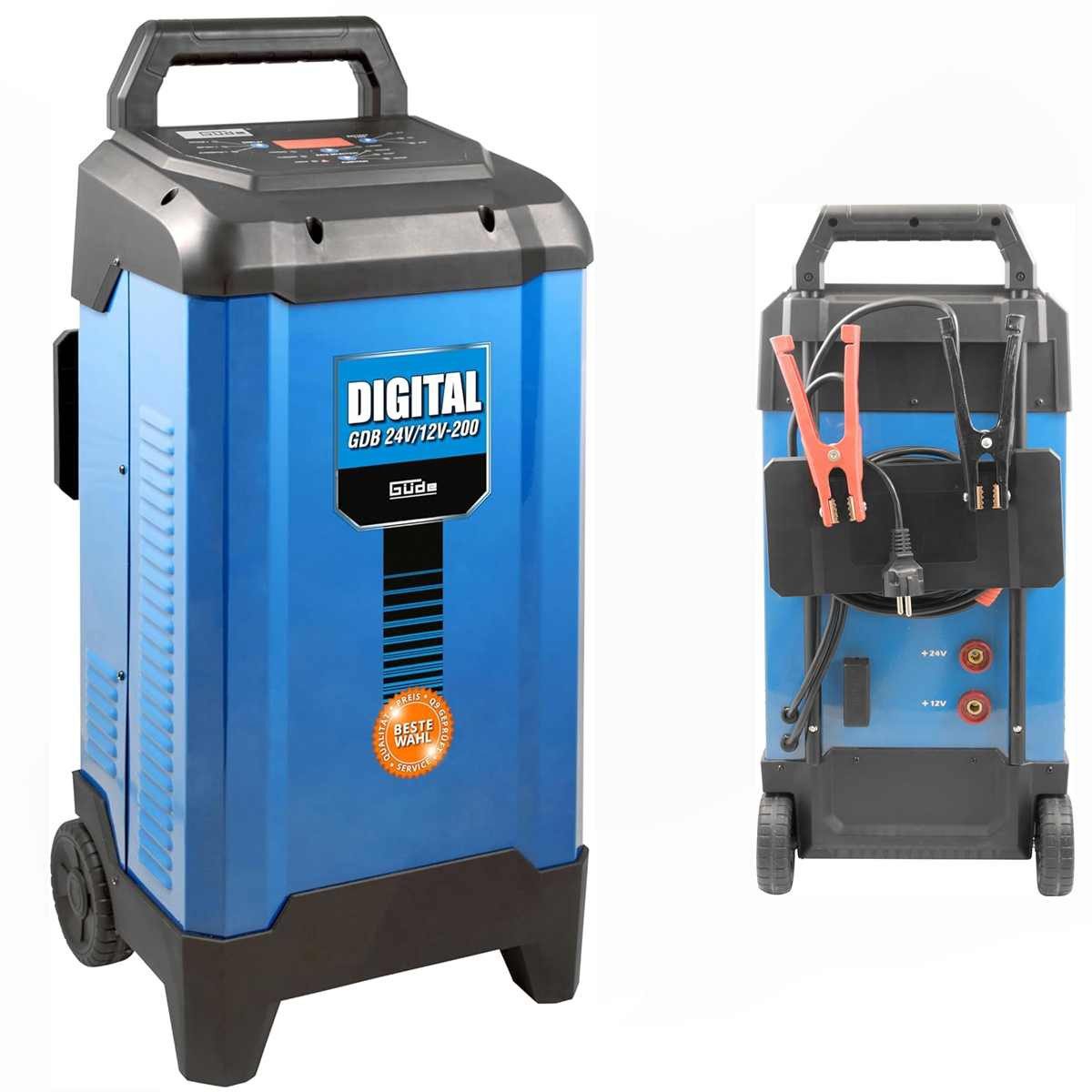 Güde Werkstatt KFZ Batterielader GDB 24V/12V-200, 5/15/30/40 A, 20-450 Ah Batterie-Ladegerät