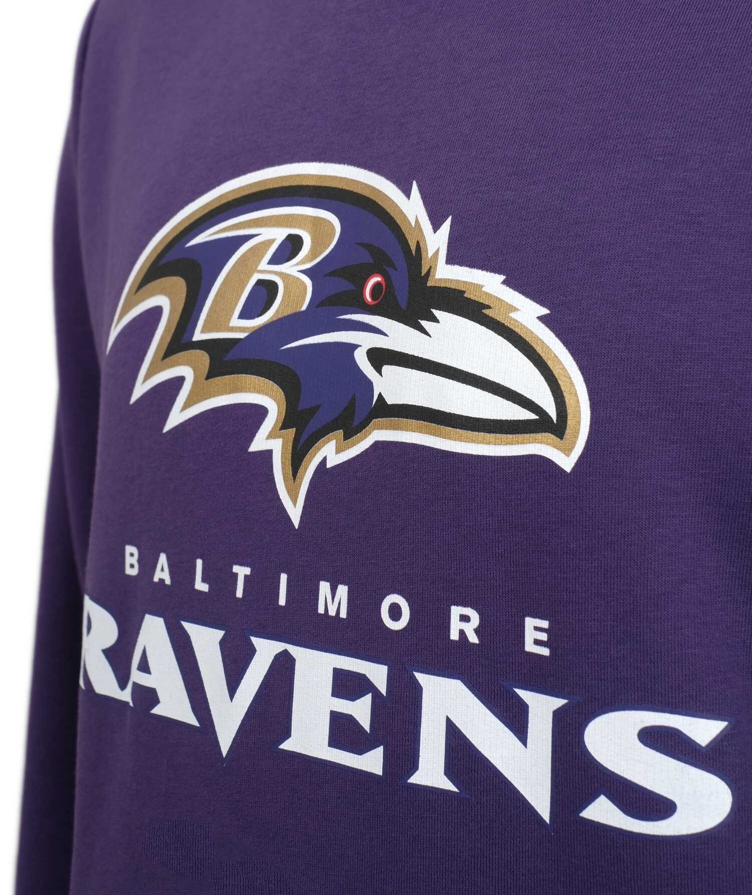 New Era Hoodie NFL Baltimore Ravens Team Logo and Name günstig online kaufen