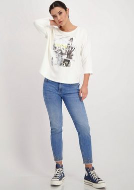 Monari Sweatshirt mit Frontprint