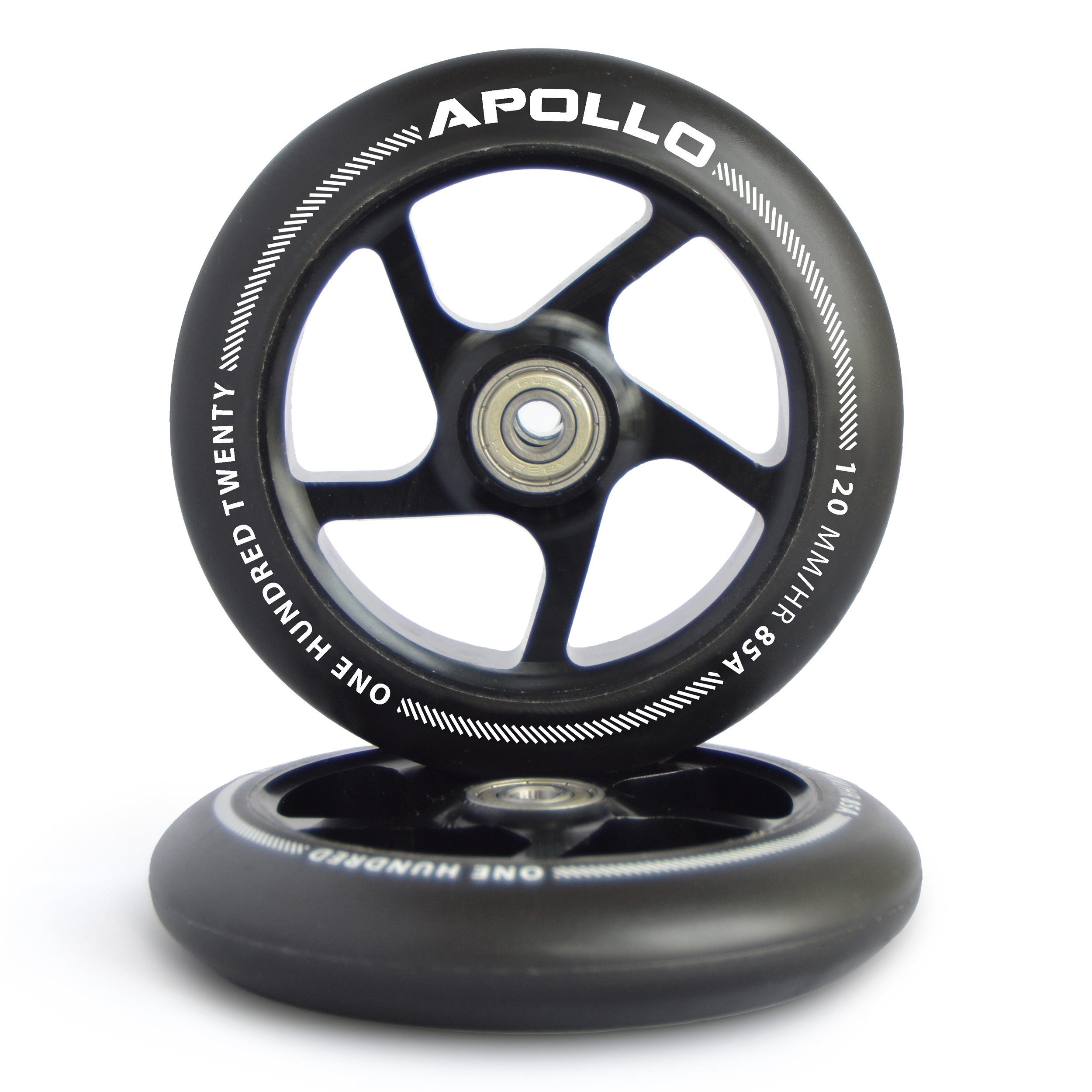 Apollo Stuntscooter Stunt Scooter Ersatzräderset Pro Wheels - ABEC9 Kugellager, ABEC-9-Kugellager, Set aus 2 Rädern