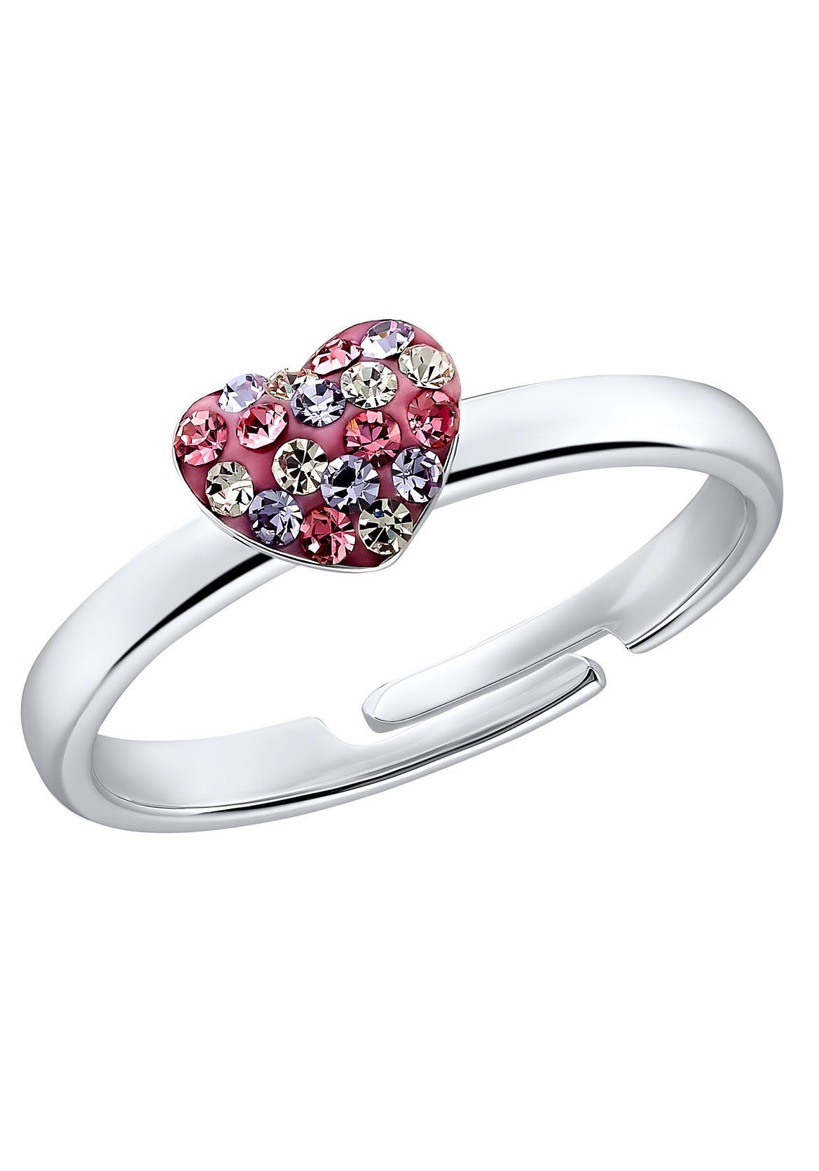 Prinzessin Lillifee Silberring Herz, mit Preciosa Crystal