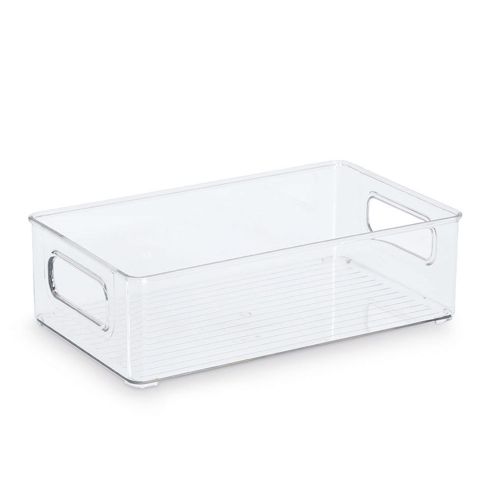 Zeller Present Aufbewahrungsbox, Kunststoff, transparent, ca. 25,5 x 15,1 x 7,6 cm