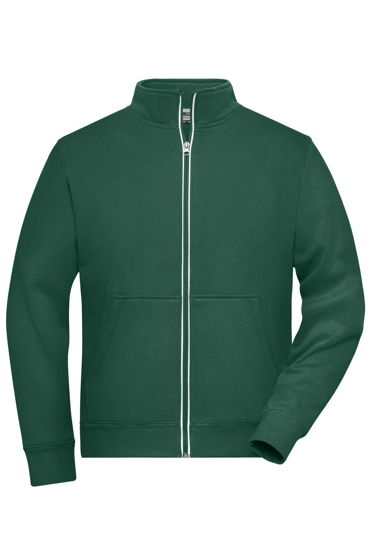 James & Nicholson Sweatjacke Funktionelle Herren Jacke in doppellagiger Verarbeitung JN1810 mit einem warmen Fleecefutter