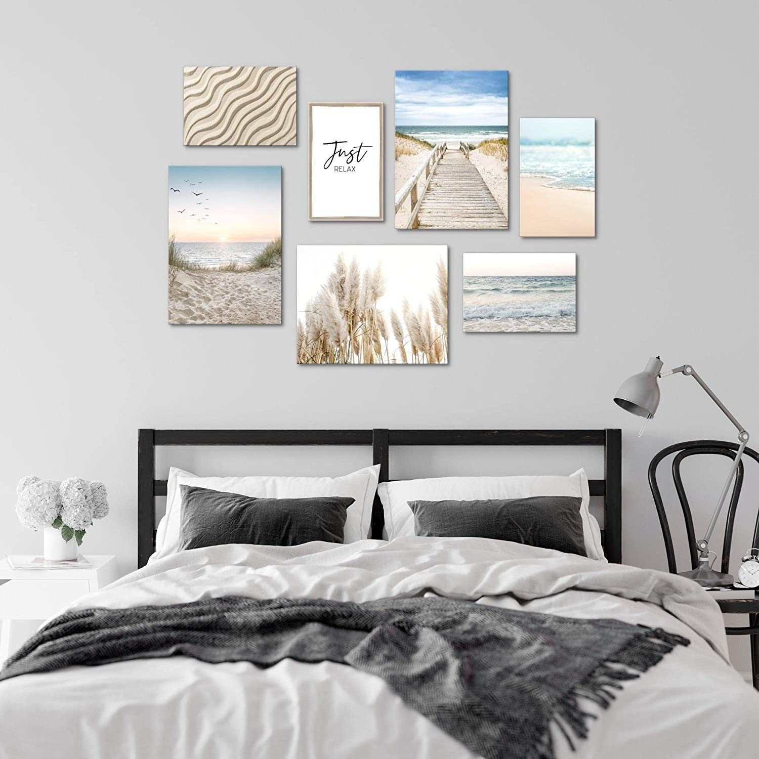 Novart Wandbild Wandbilder Meer AUFHÄNGFERTIG Strand günstig online kaufen