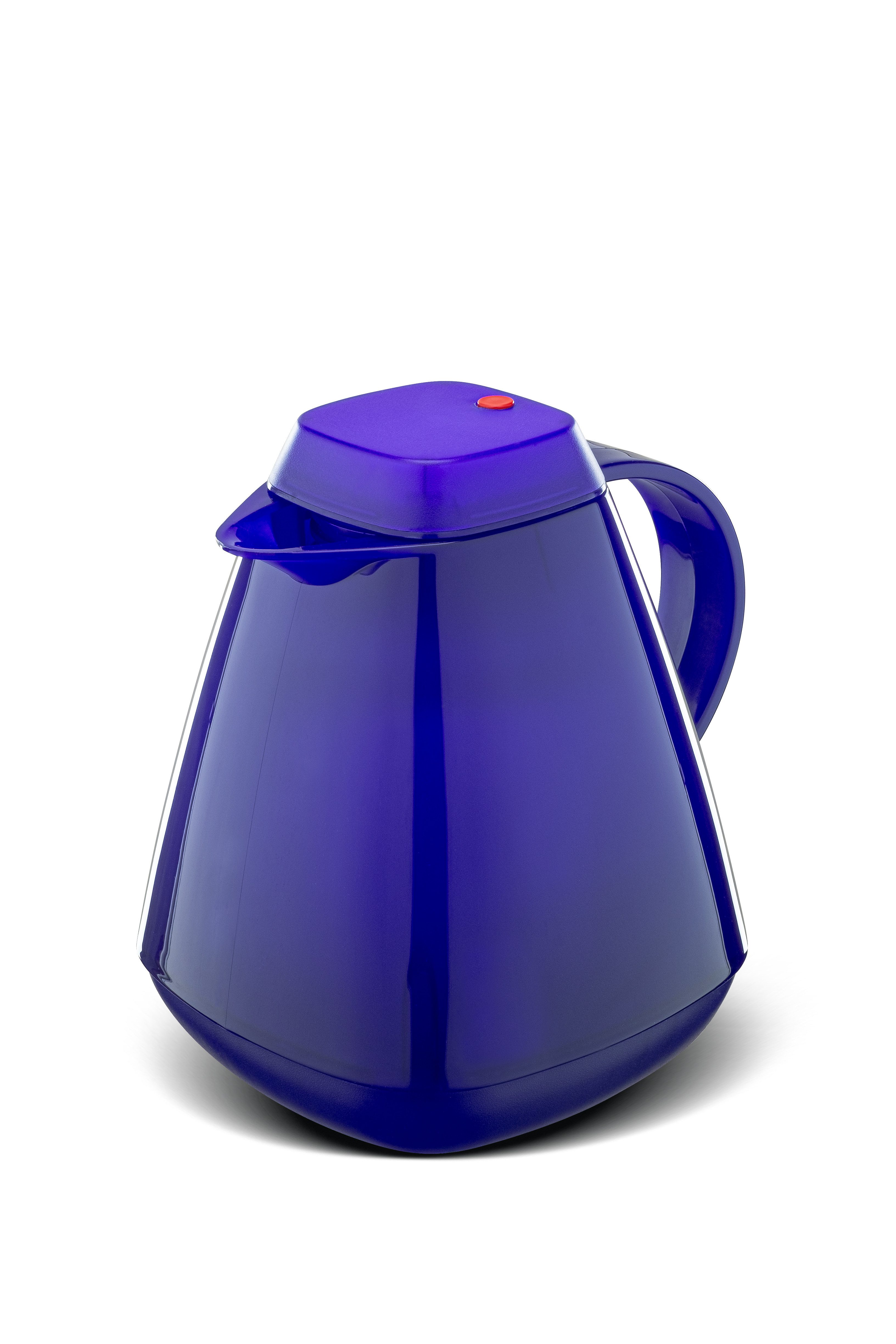 ROTPUNKT Isolierkanne 1,0 Liter 650 Glaseinsatz I hochwertig I Thermokanne I 24 Std heiß, (Kaffeekanne I Teekanne), robust und auslaufsicher