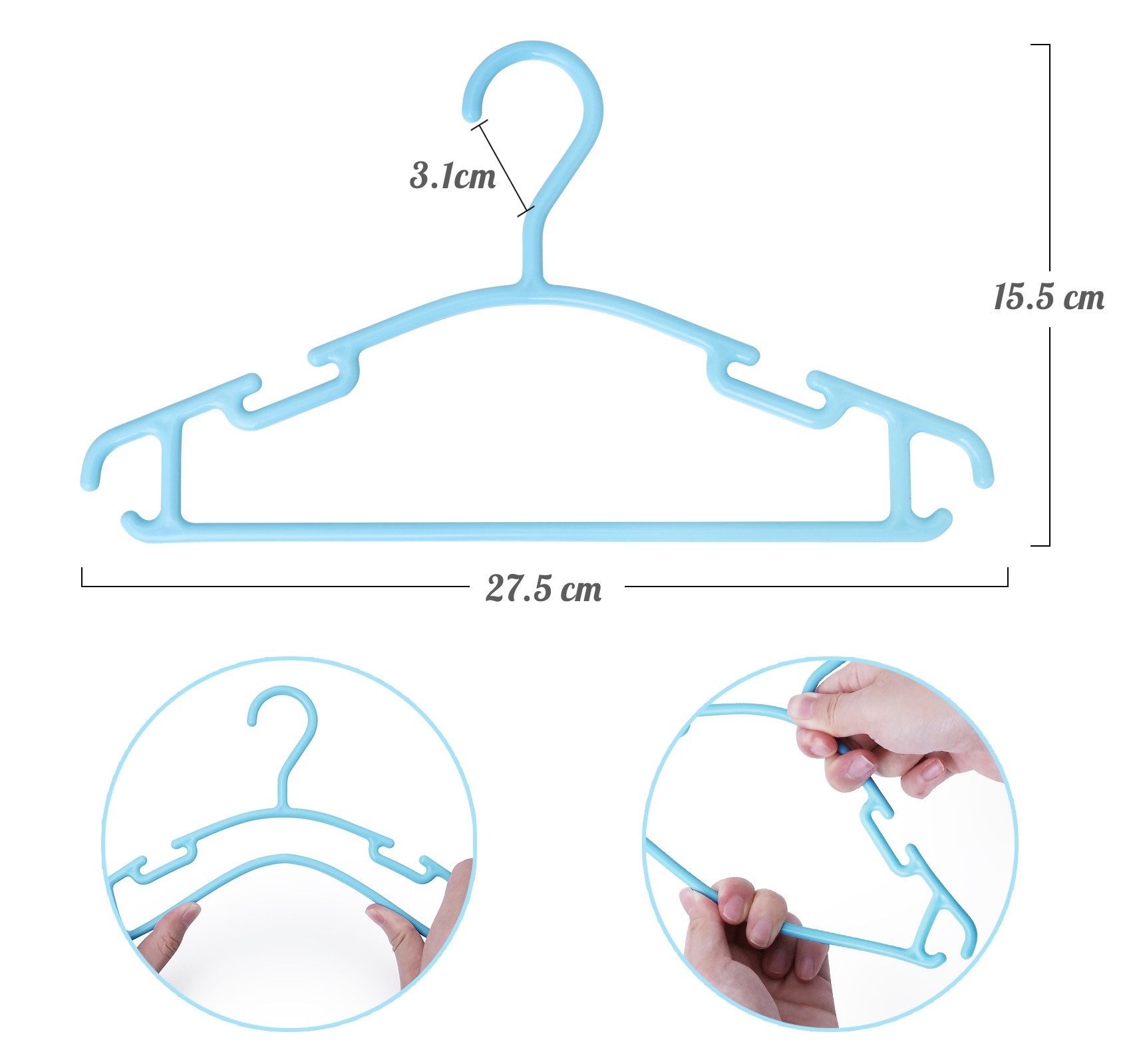 ElitVita Kleiderbügel Baby Kinderkleiderbügel Hangers Aufbewahrung, günstig online kaufen