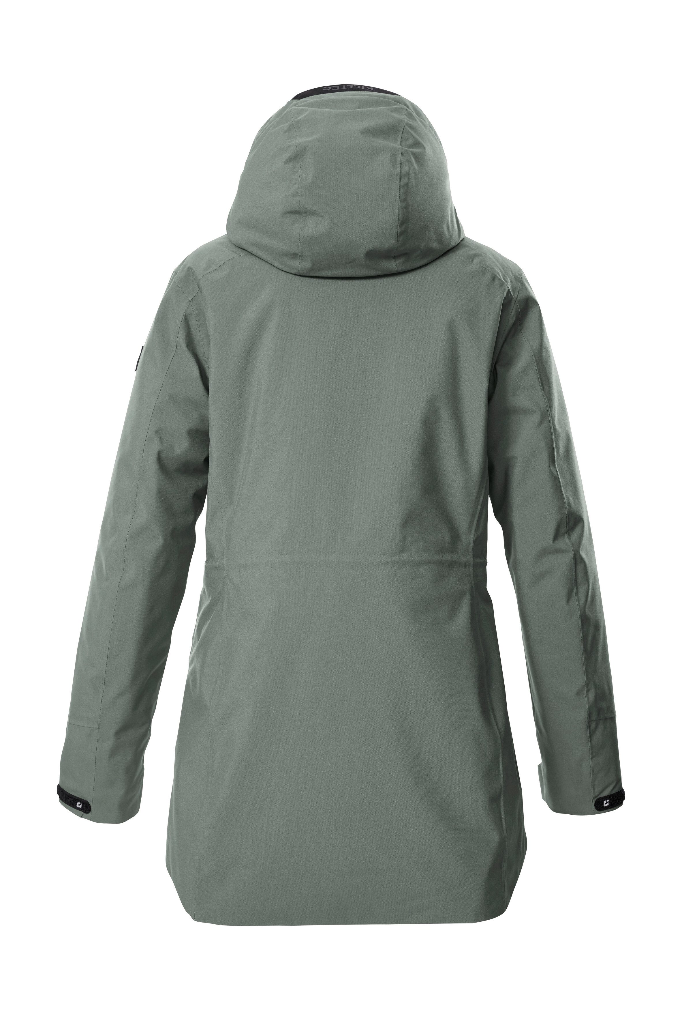 Killtec Parka KOW 19 WMN PRK Wasserdichter, atmungsaktiver Damenparka mit verstellbarer Kapuze