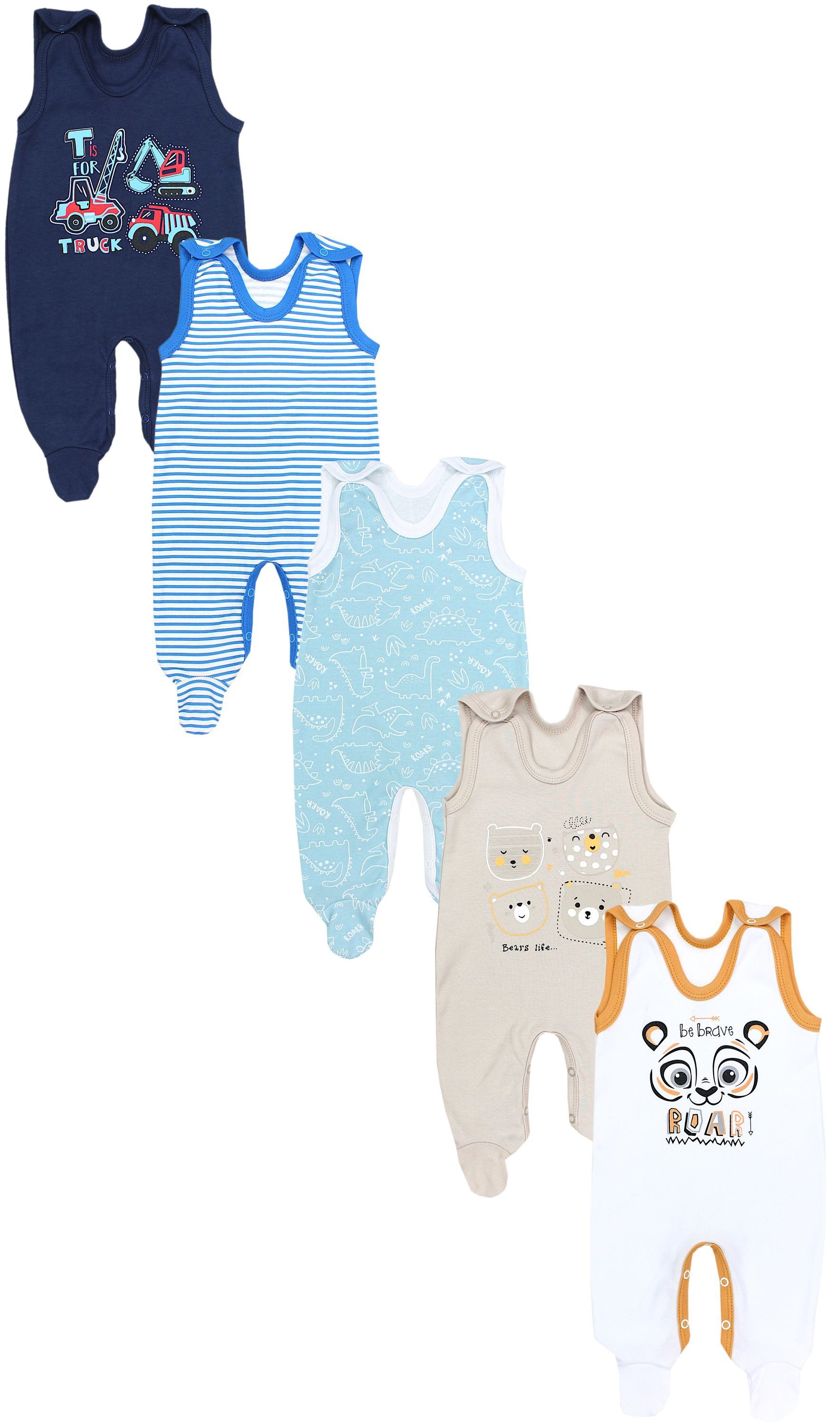 TupTam Strampler TupTam Baby Unisex Strampler mit Aufdruck Spruch 5er Pack
