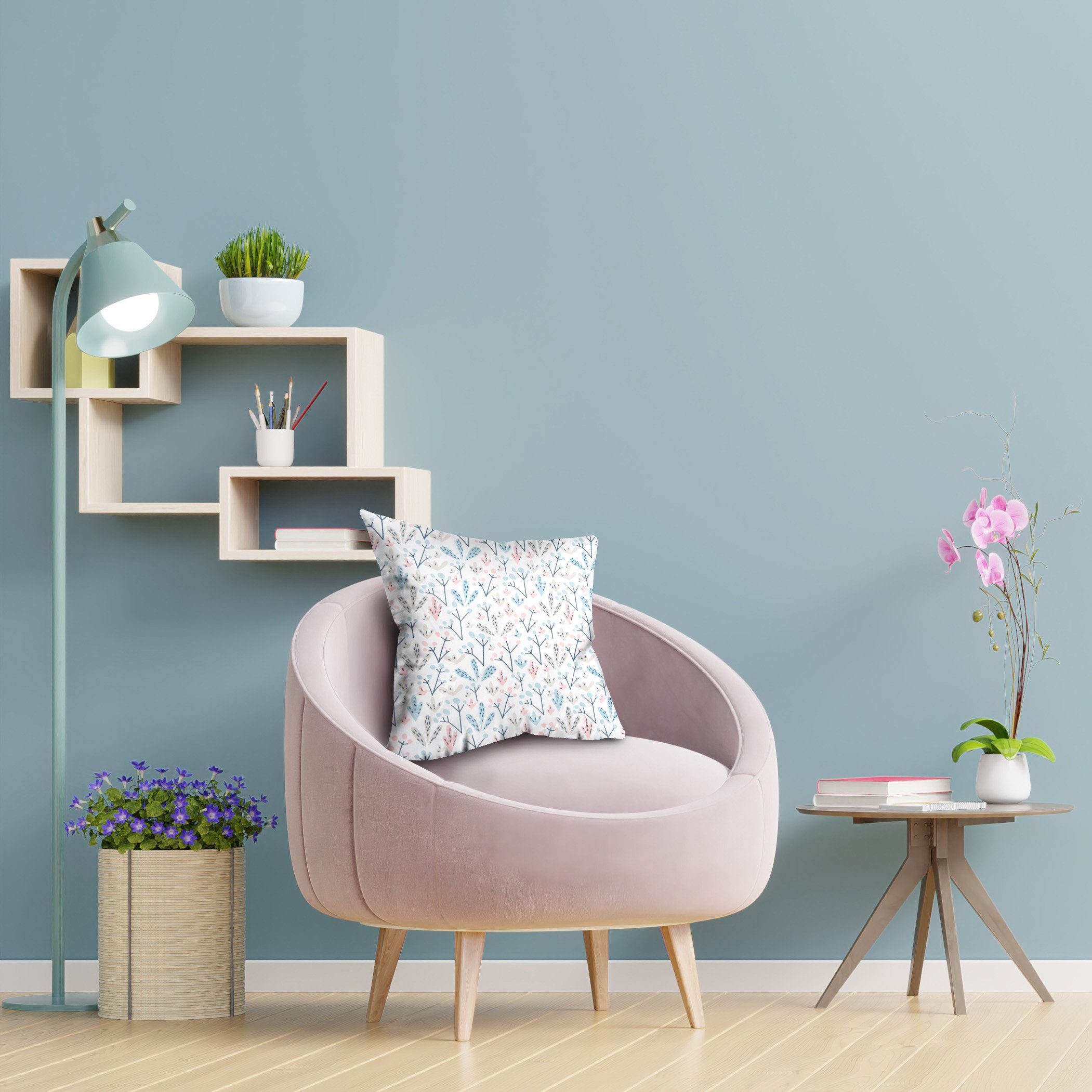 Amilian Dekokissen Dekoratives Kissen 40x40 cm; Dekokissen mit Füllung