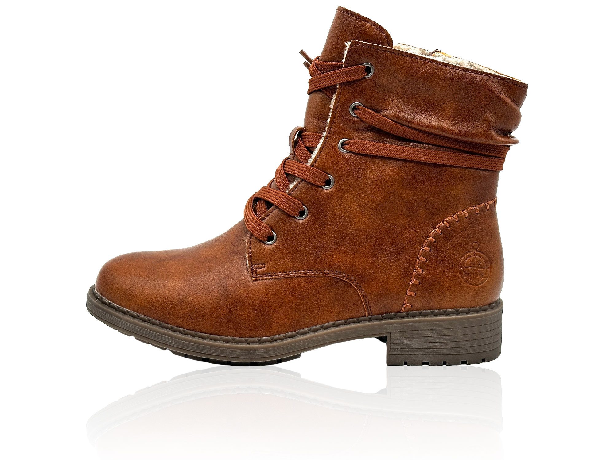 Nowaland Damen Winterstiefeletten mit Warmfutter Winterstiefelette Gefütter günstig online kaufen