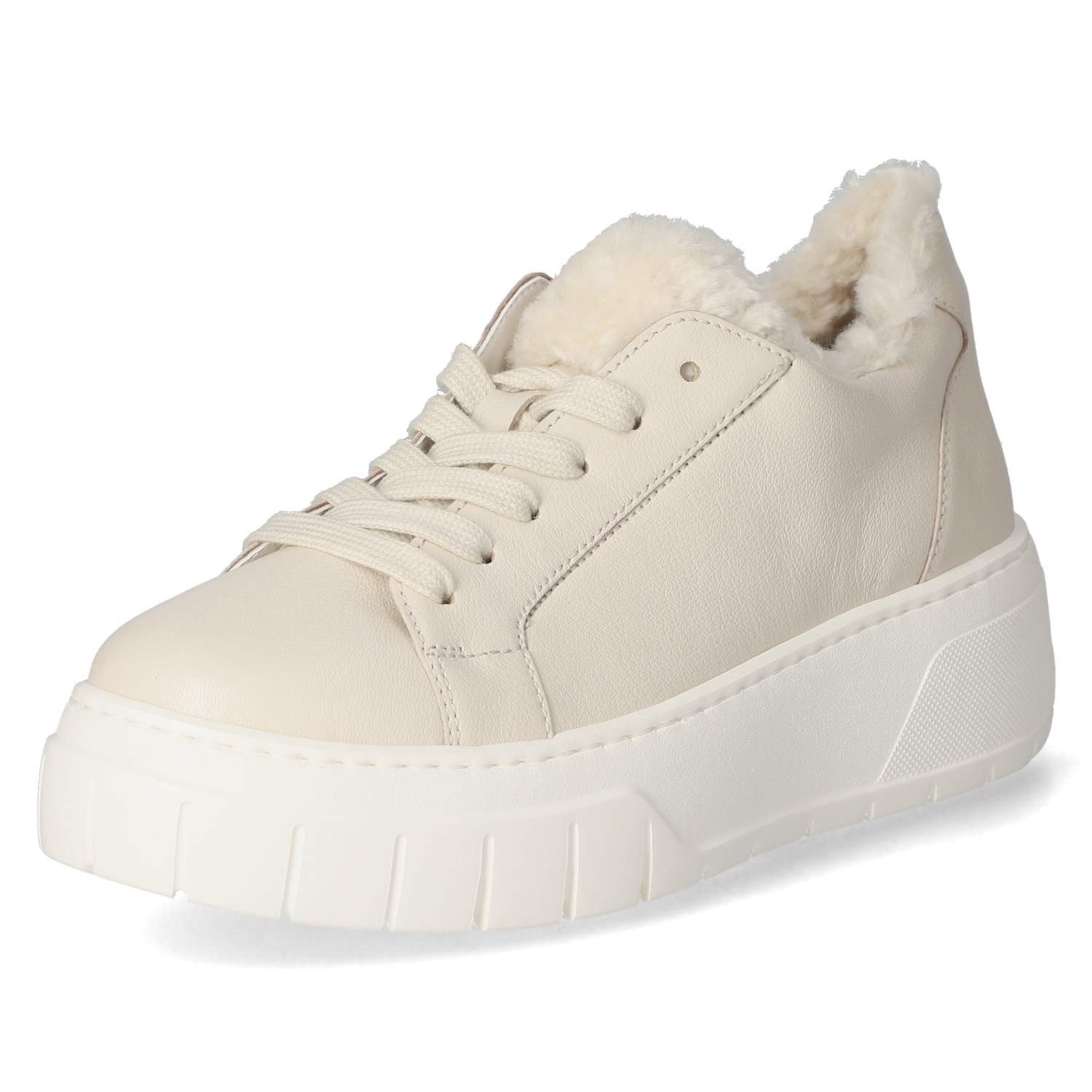 Gabor Gabor 73.221.22 Damen Glattleder beige Schnürschuh