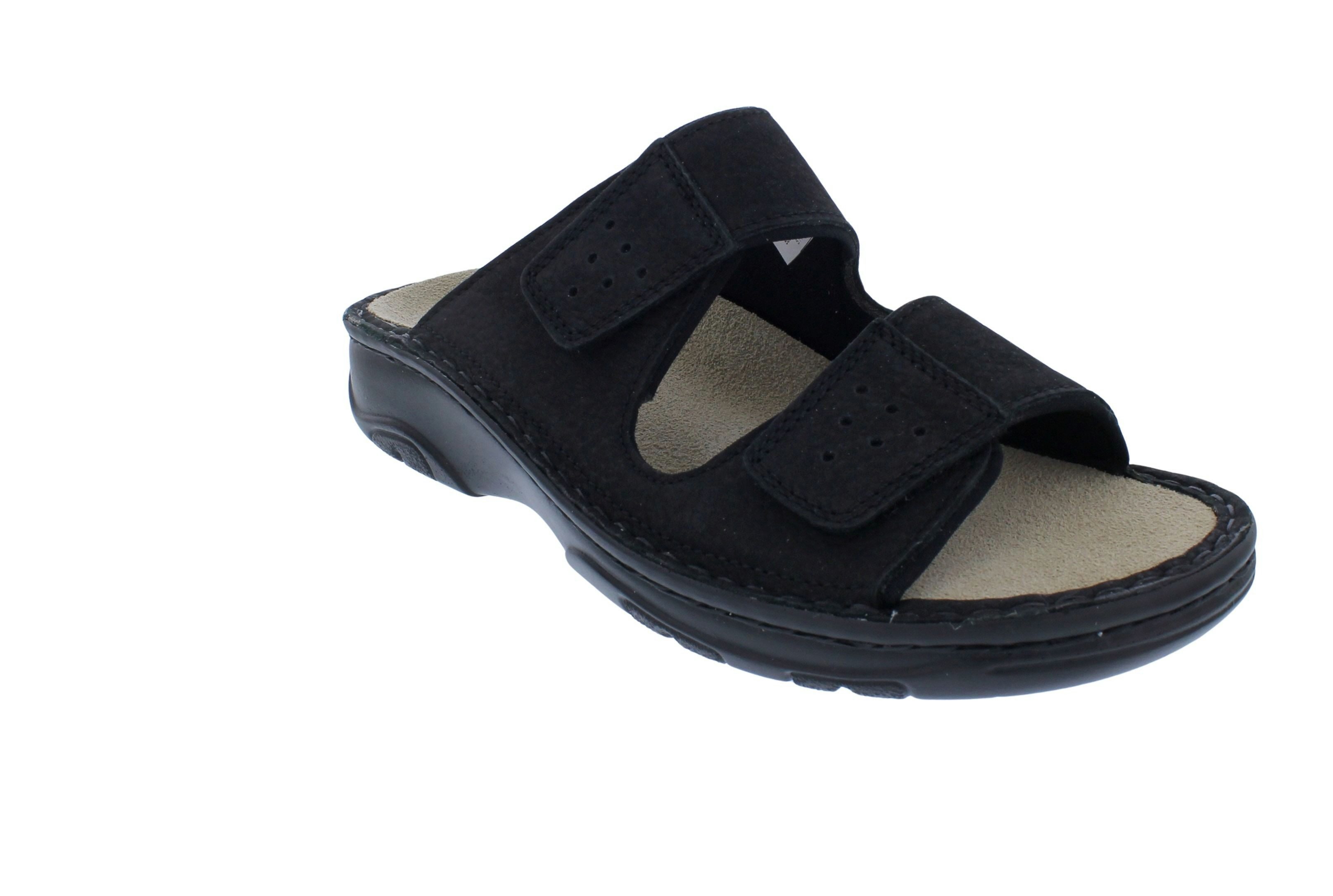 BERKEMANN Berkemann Pantolette Tobias mit Fußbett zum Wechseln 5801-910, Schwarz Pantolette