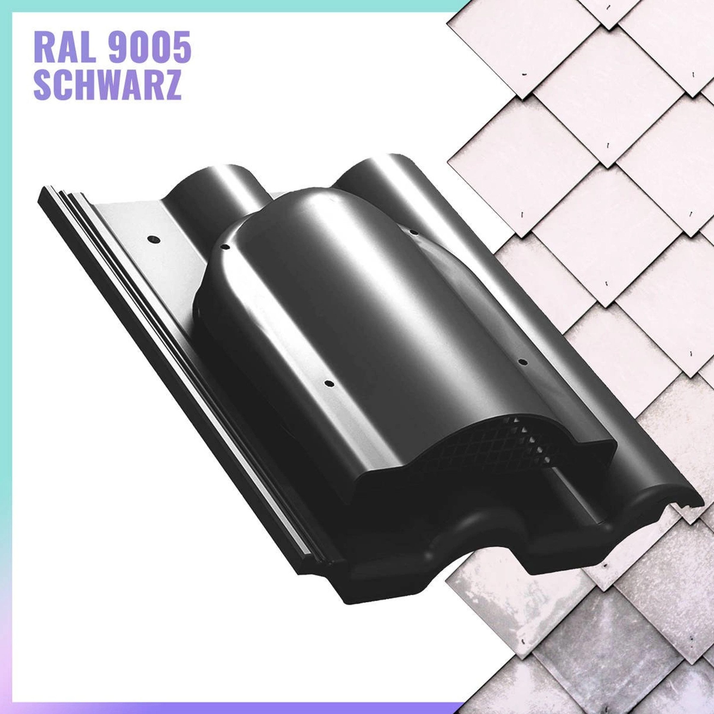 PAROTEC Lüftungsschacht PAROTEC TILE P60 P1805 Dachlüfter Lüfterkamin