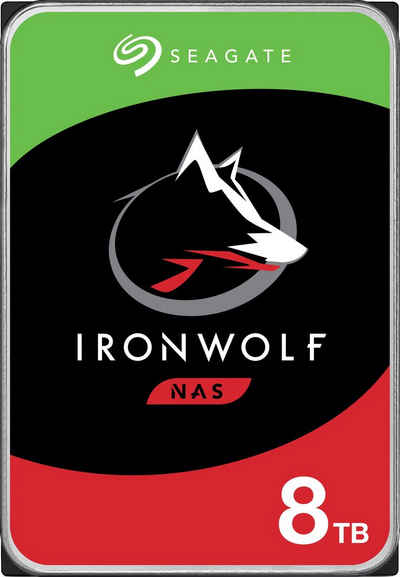 Seagate IronWolf HDD-NAS-Festplatte (8 TB) 3,5" 210 MB/S Lesegeschwindigkeit