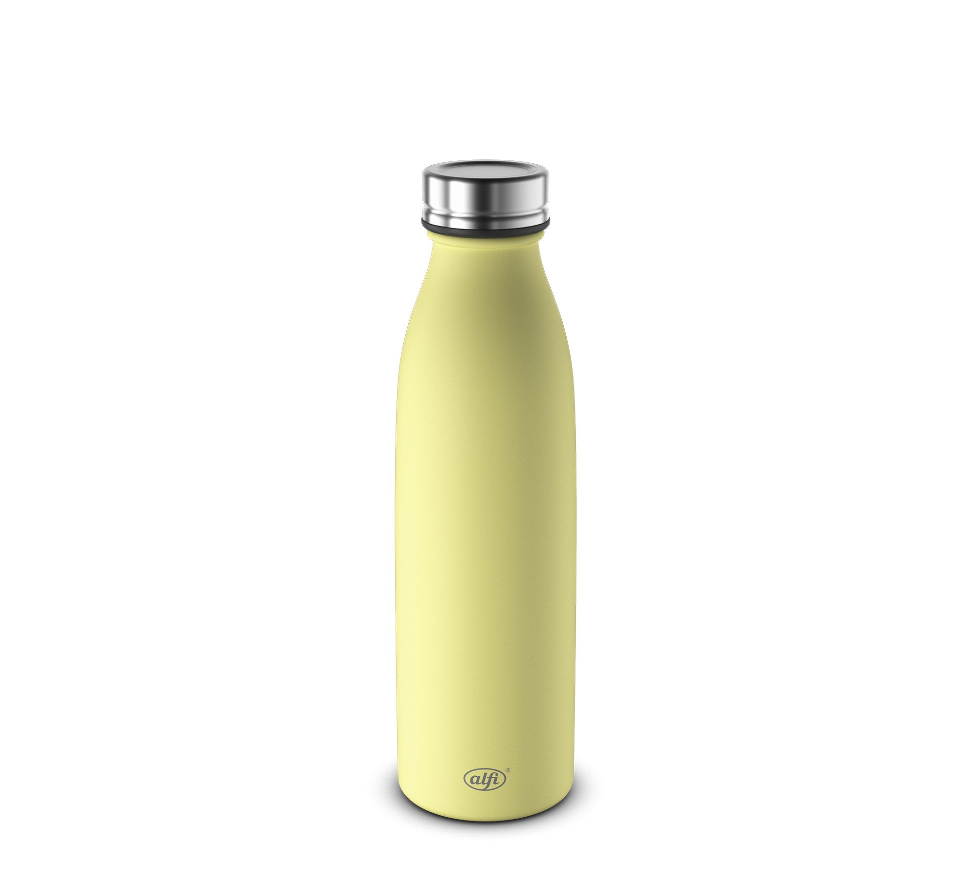 Alfi Isolierflasche PURE BOTTLE, aus doppelwandigem Edelstahl, spülmaschinenfest, 0,50l, 24h kalt, Pulverbeschichtung, absolut dicht bei Kohlensäure