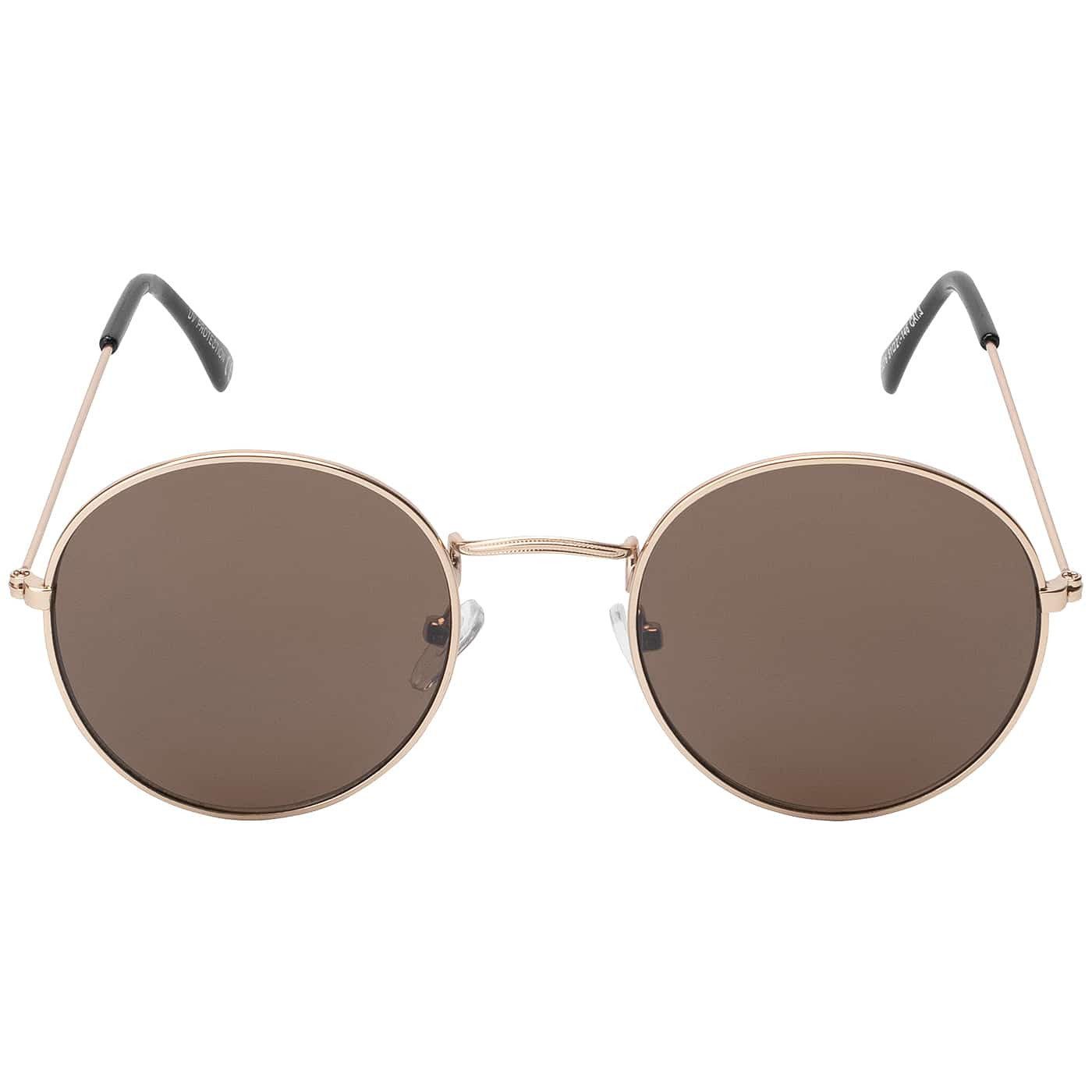 BEZLIT Eyewear Retrosonnenbrille Rund Form Designer Damen Herren Sonnenbrille (1-St) mit orange, blau, hellrot, lila, grün und roten Linsen
